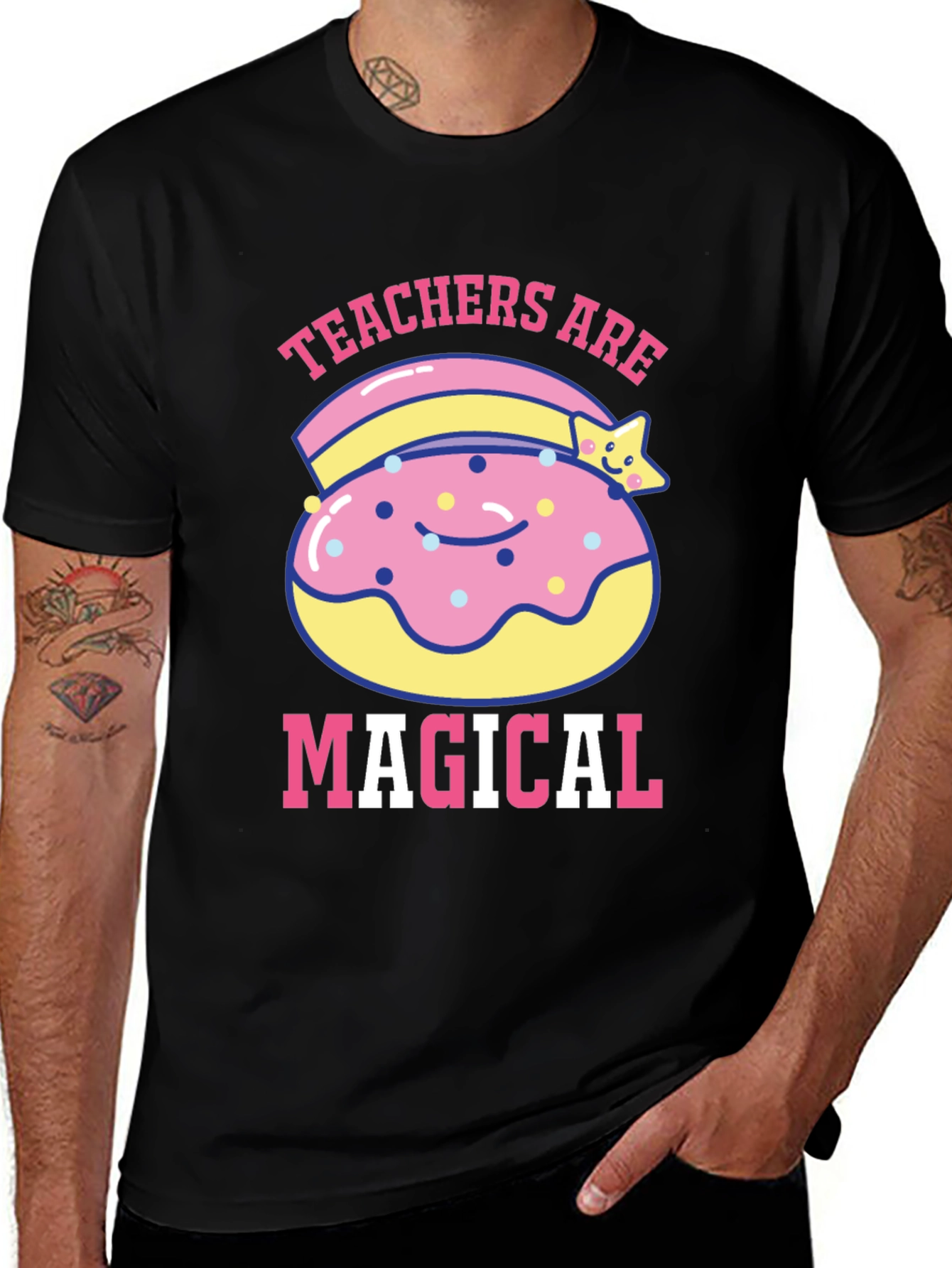 Variant 26 of Teachers Are Magical Donut T-Shirt