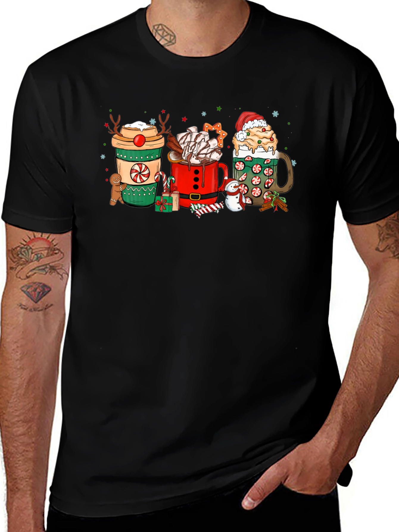 Variant 26 of Festive Holiday Drinks T-Shirt