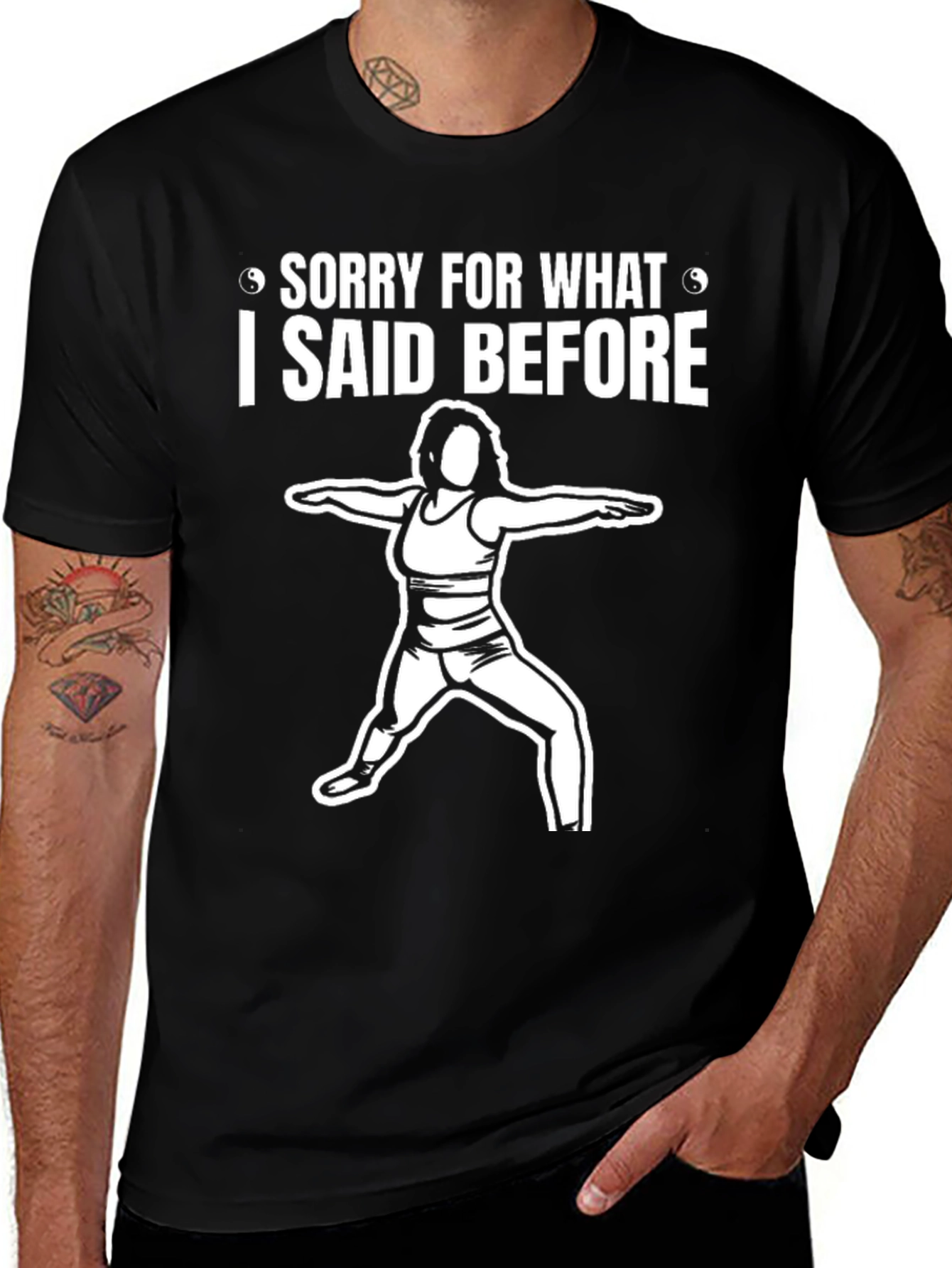 Variant 20 of Yoga Lover's Funny Graphic T-Shirt