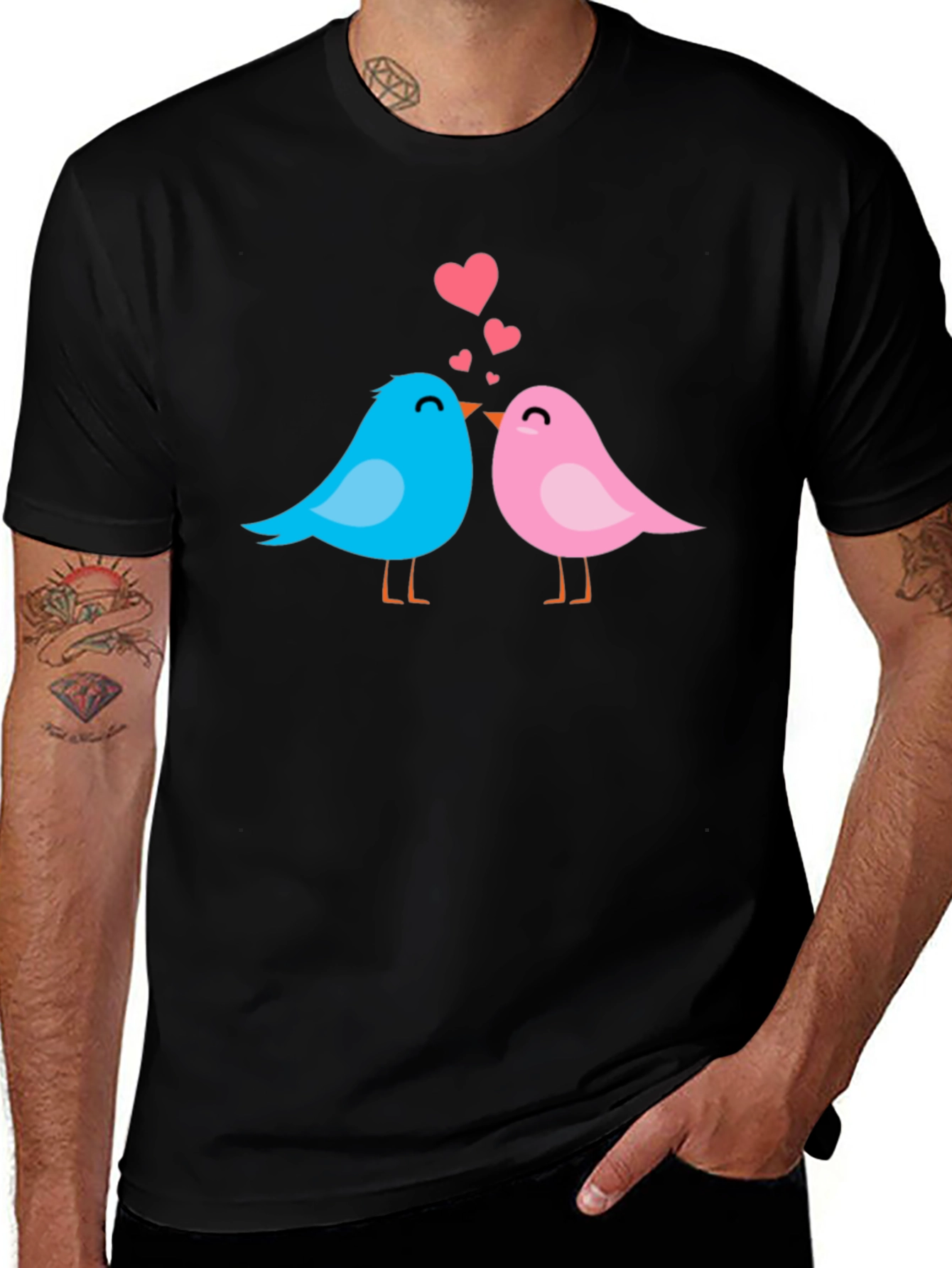 Variant 25 of Love Birds T-Shirt - Cute Couple Tee