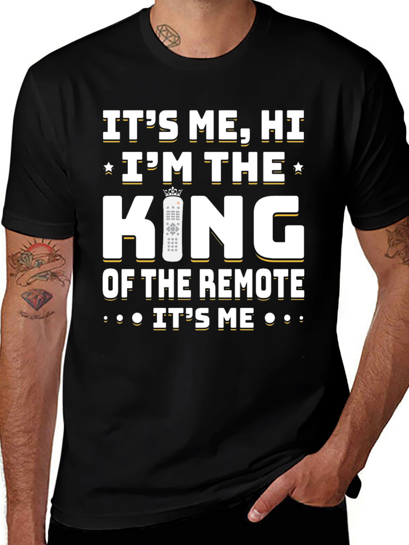 Variant 6 of King of the Remote Funny T-Shirt