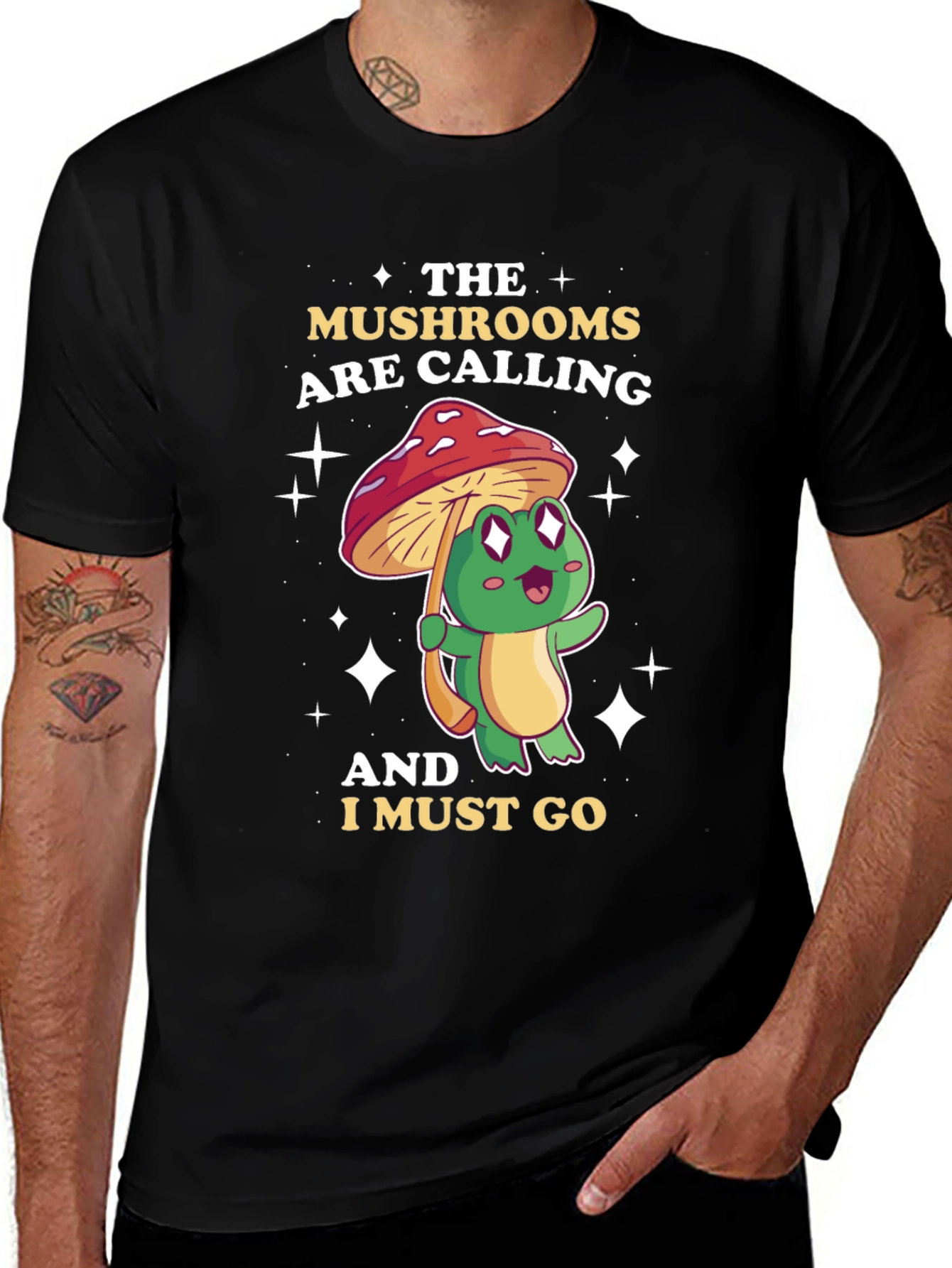 Variant 2 of Mushroom Calling Frog T-Shirt