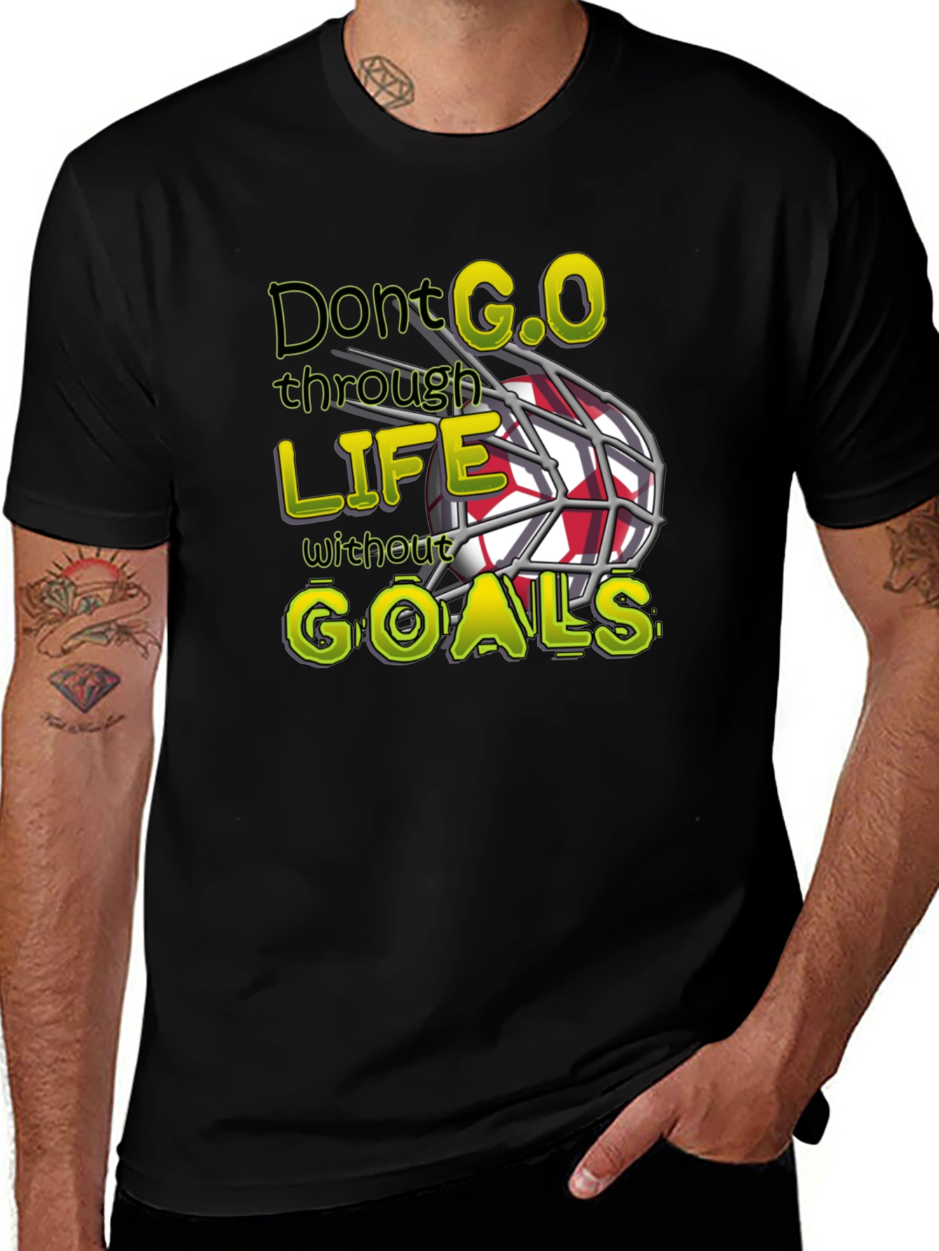 Variant 20 of Don't Go Through Life Without Goals T-Shirt