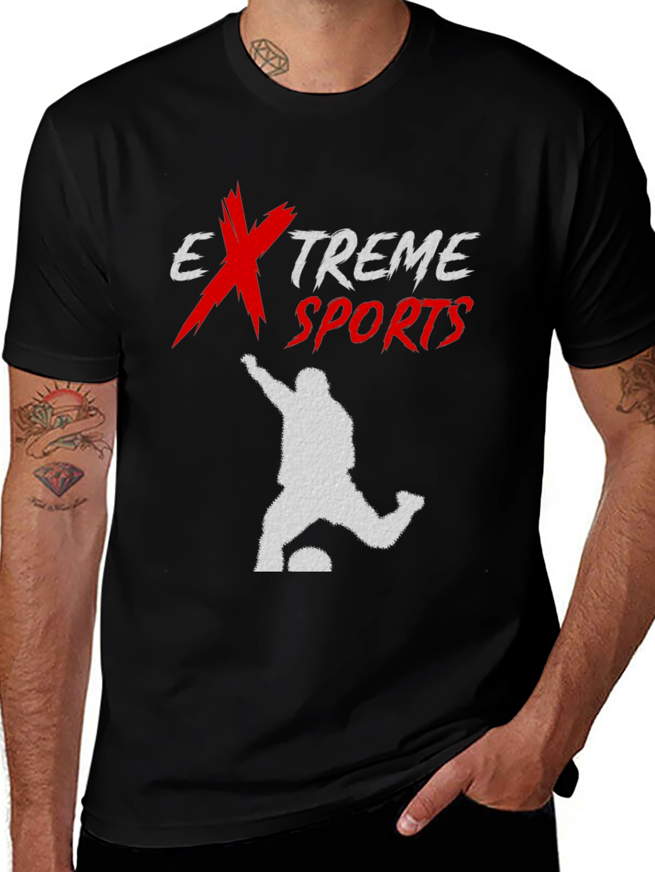 Variant 2 of Extreme Sports Graphic T-Shirt