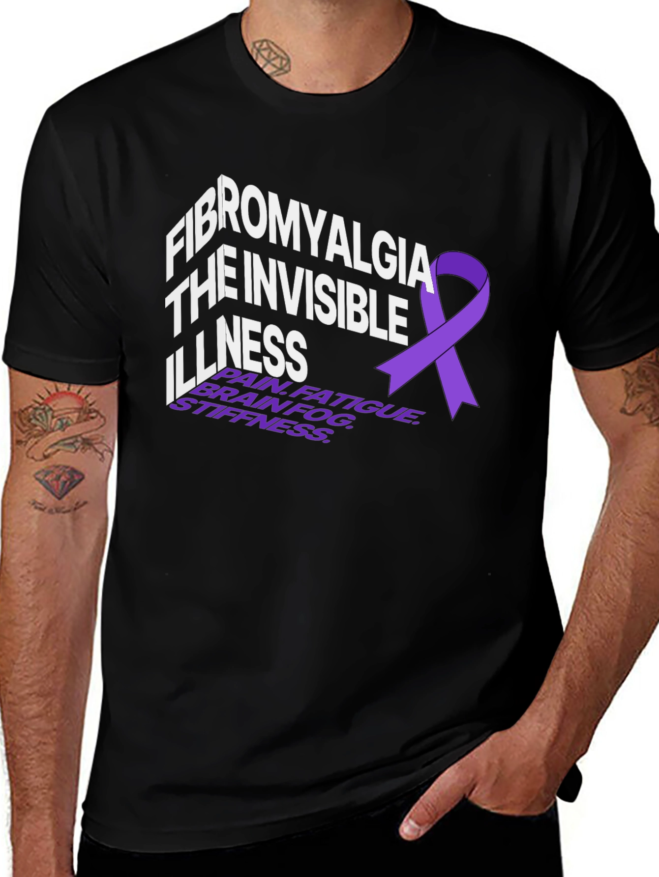 Fibromyalgia Awareness T-Shirt - The Invisible Illness