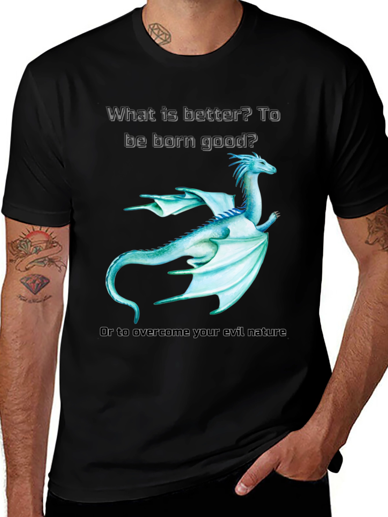 Variant 12 of Dragon Tee: Born Good or Overcome Evil?