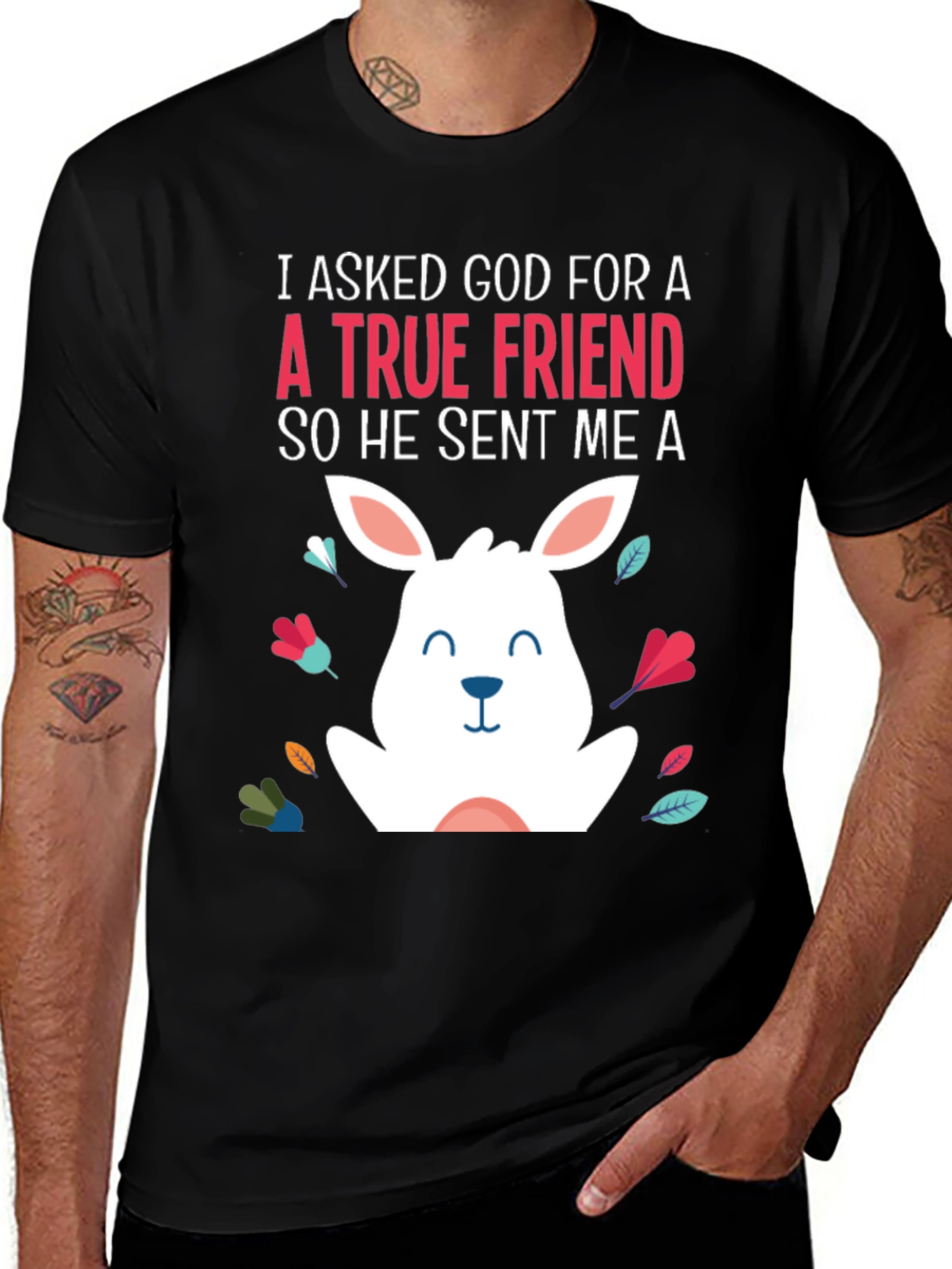 Variant 23 of True Friend Rabbit T-Shirt