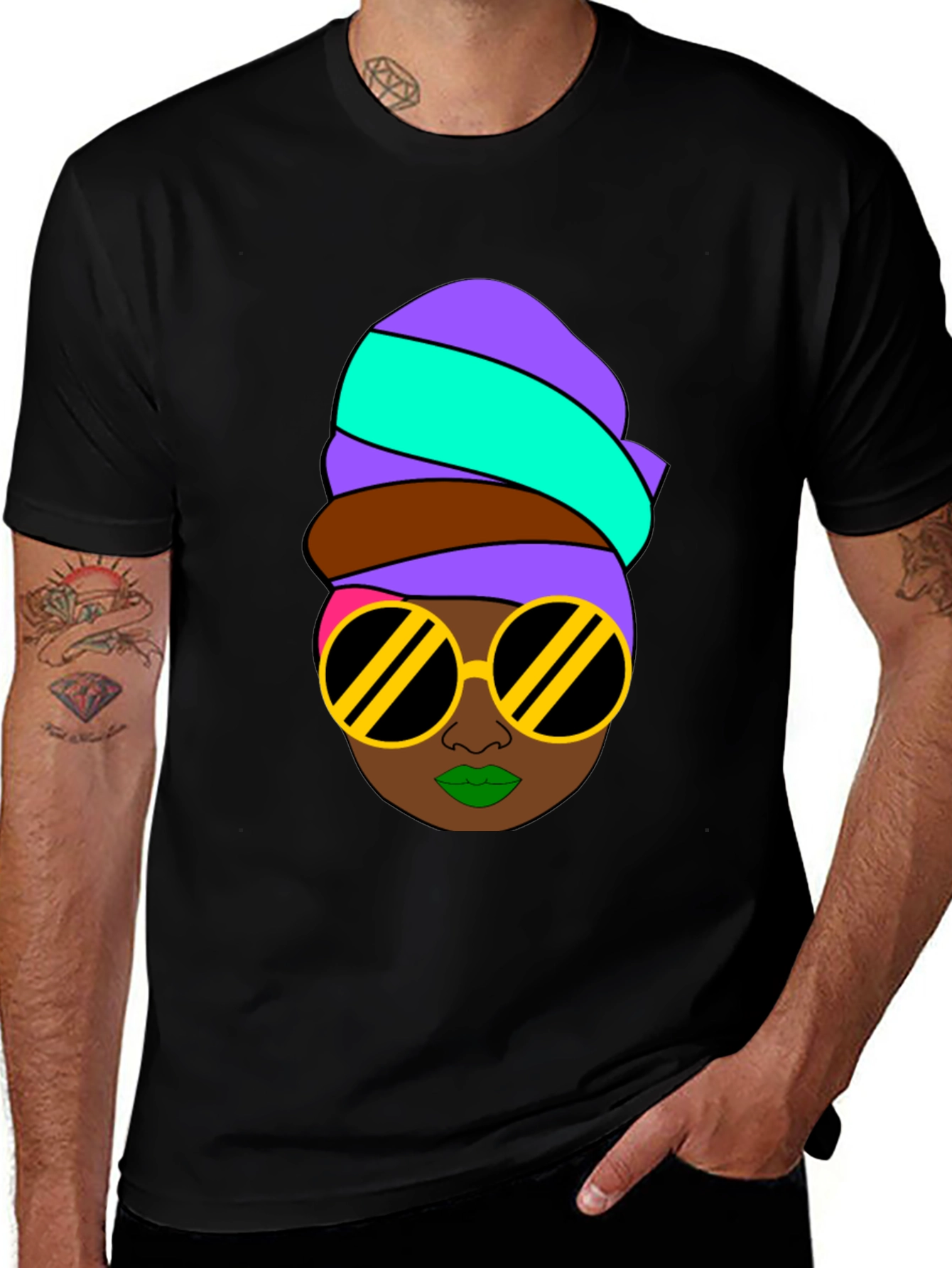 Variant 16 of Funky Cartoon Woman T-Shirt