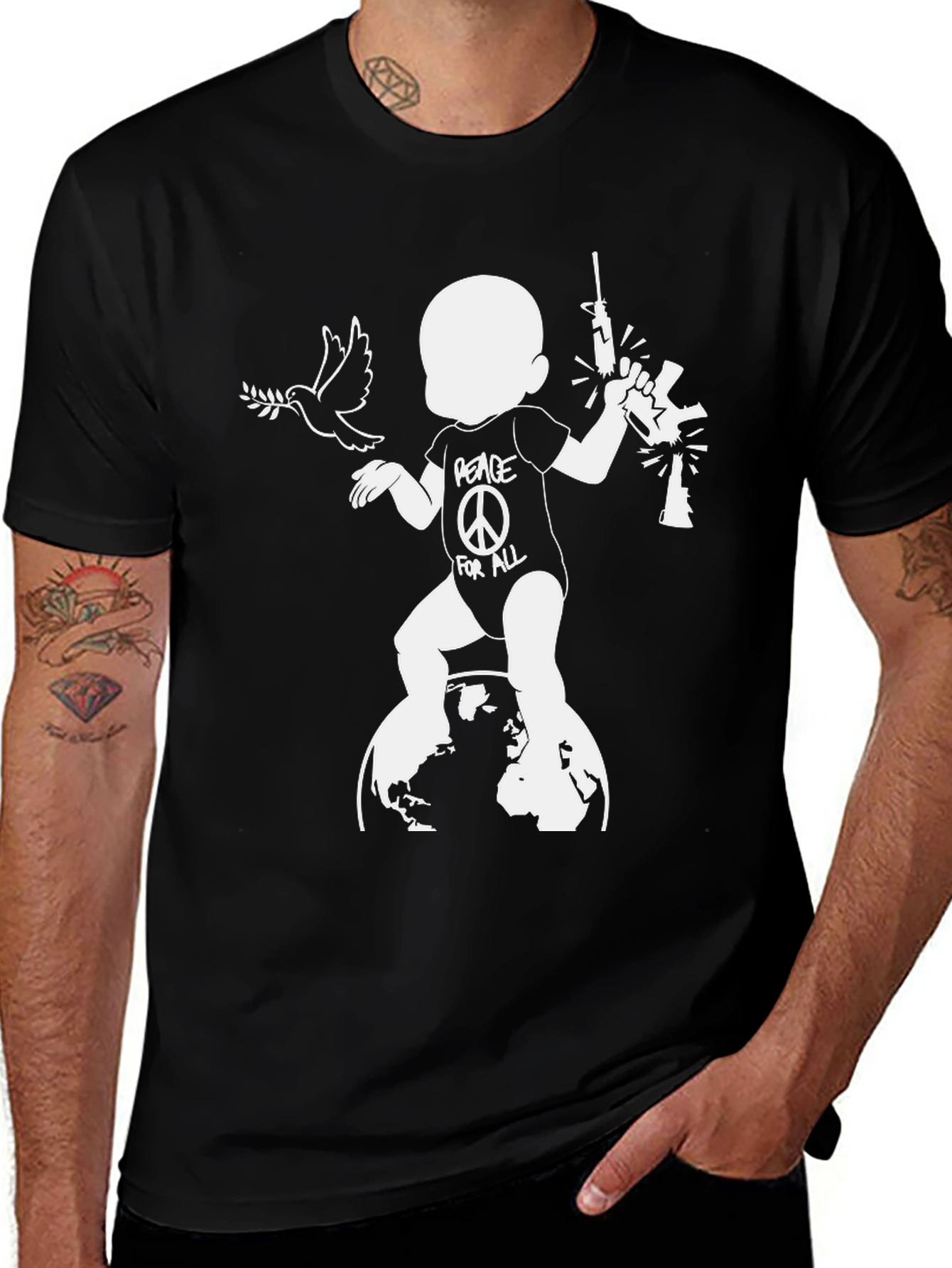 Peace For All Graphic T-Shirt