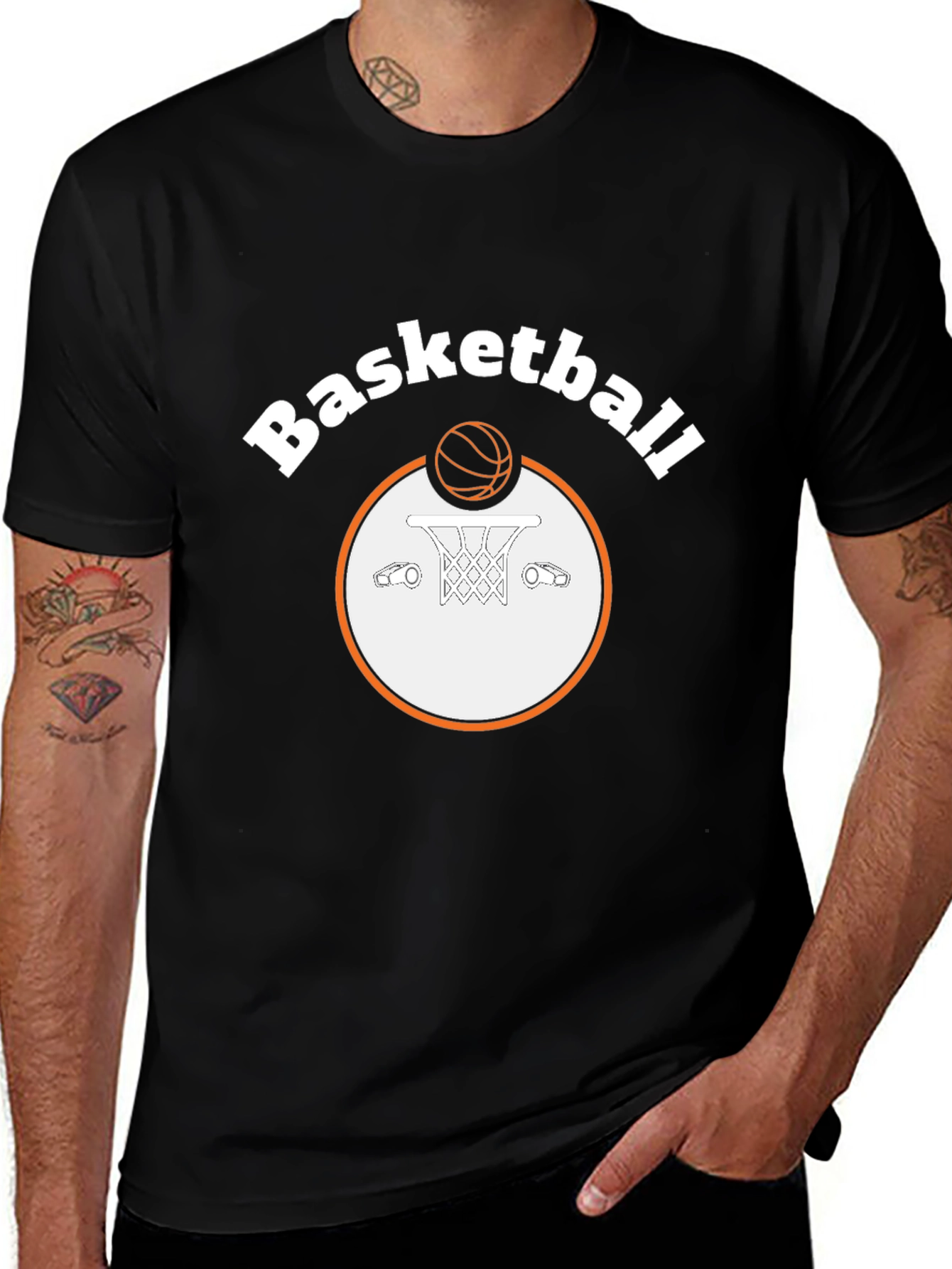 Variant 13 of Basketball Graphic Tee - Cool & Casual