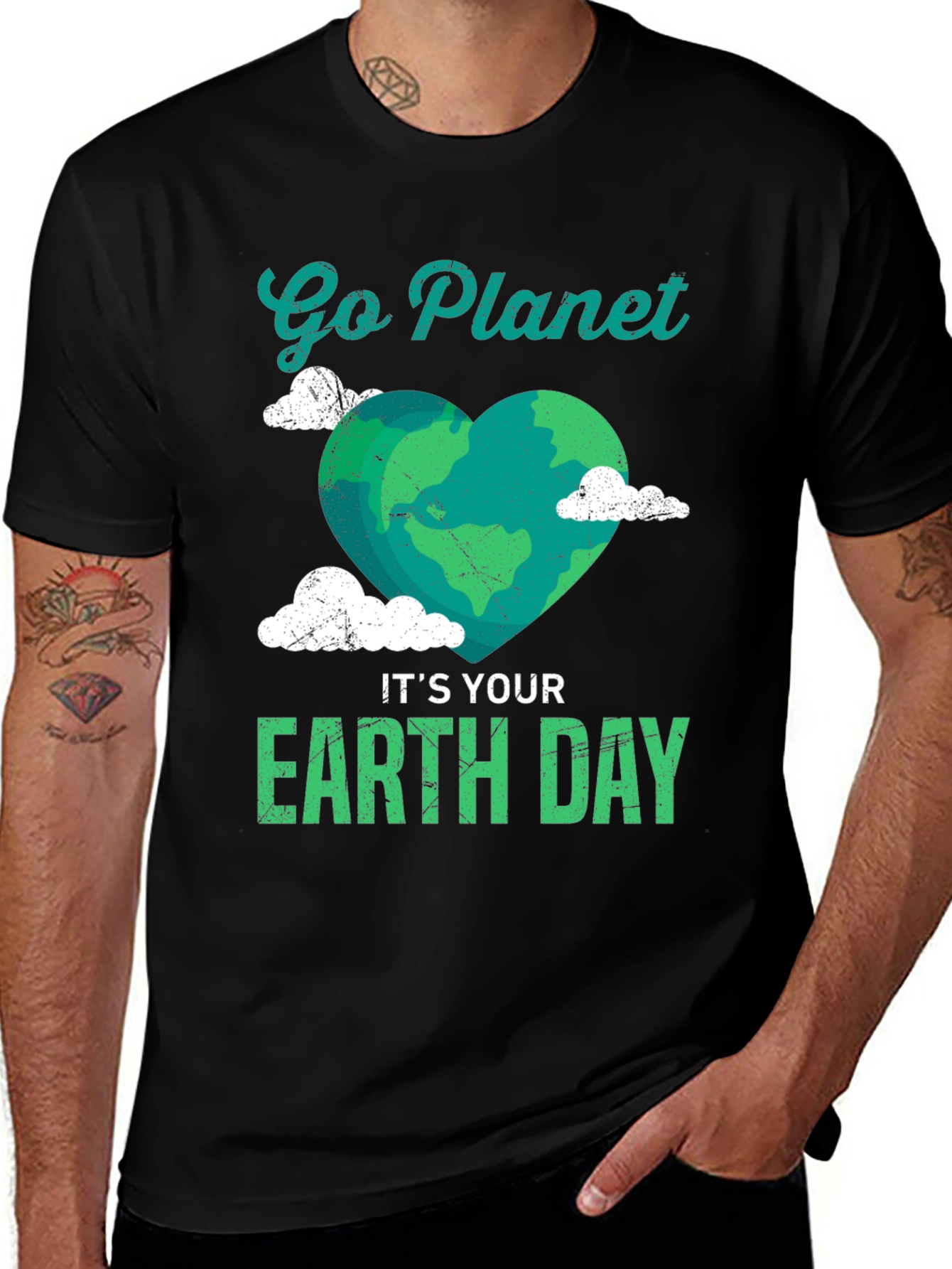 Go Planet It's Your Earth Day Graphic T-Shirt
