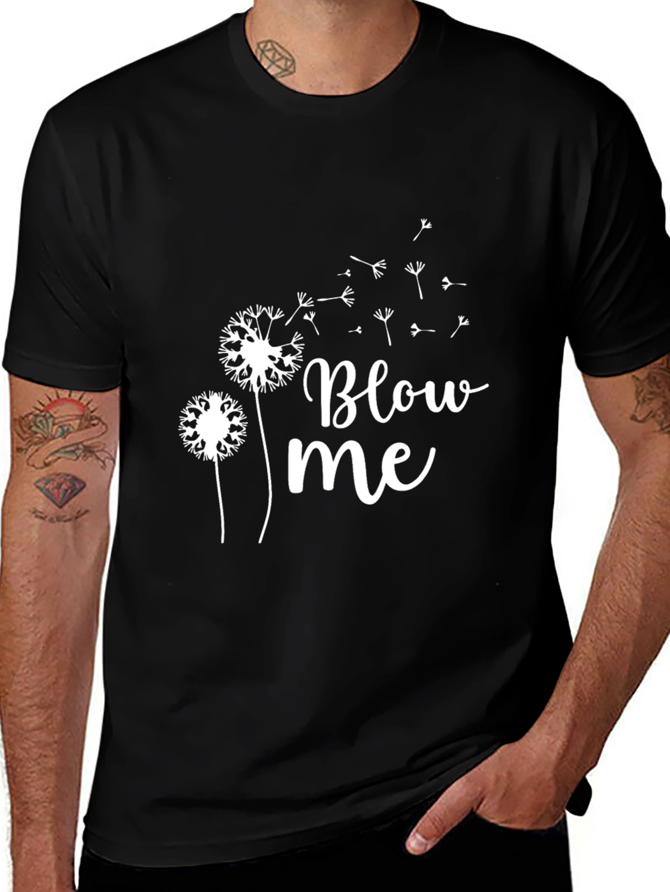 Variant 18 of Blow Me Dandelion Graphic T-Shirt
