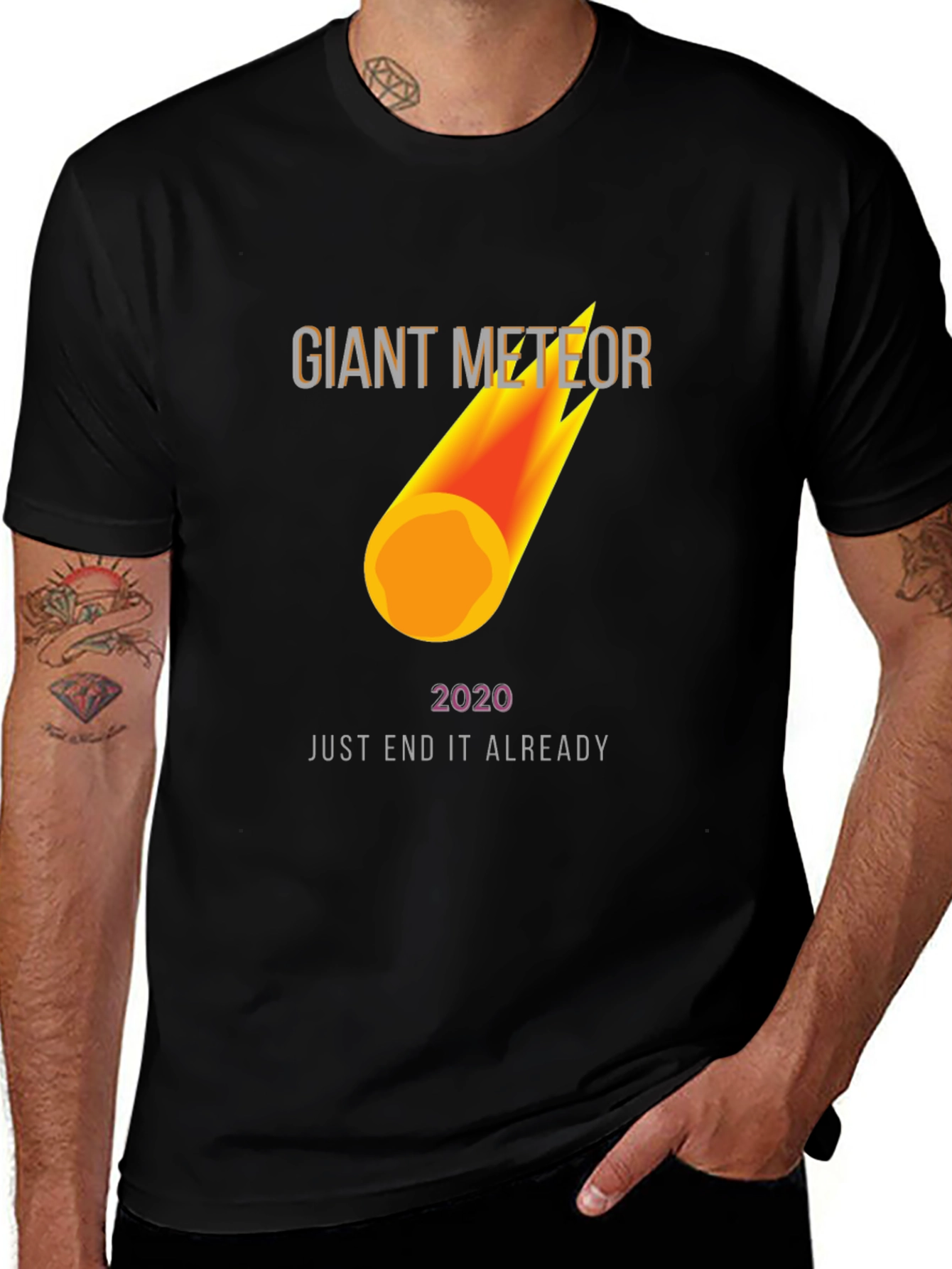 Variant 8 of Giant Meteor 2020 T-Shirt - End It Already!