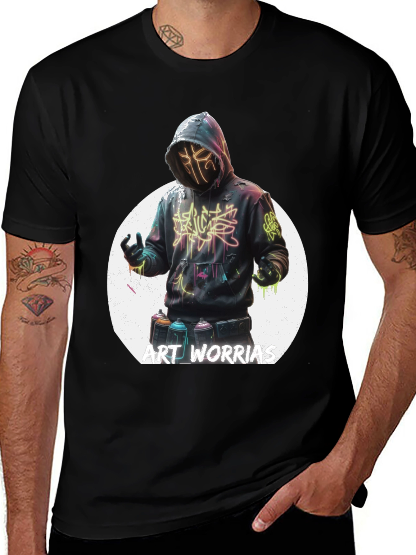 Variant 18 of Art Worrias Graffiti T-Shirt