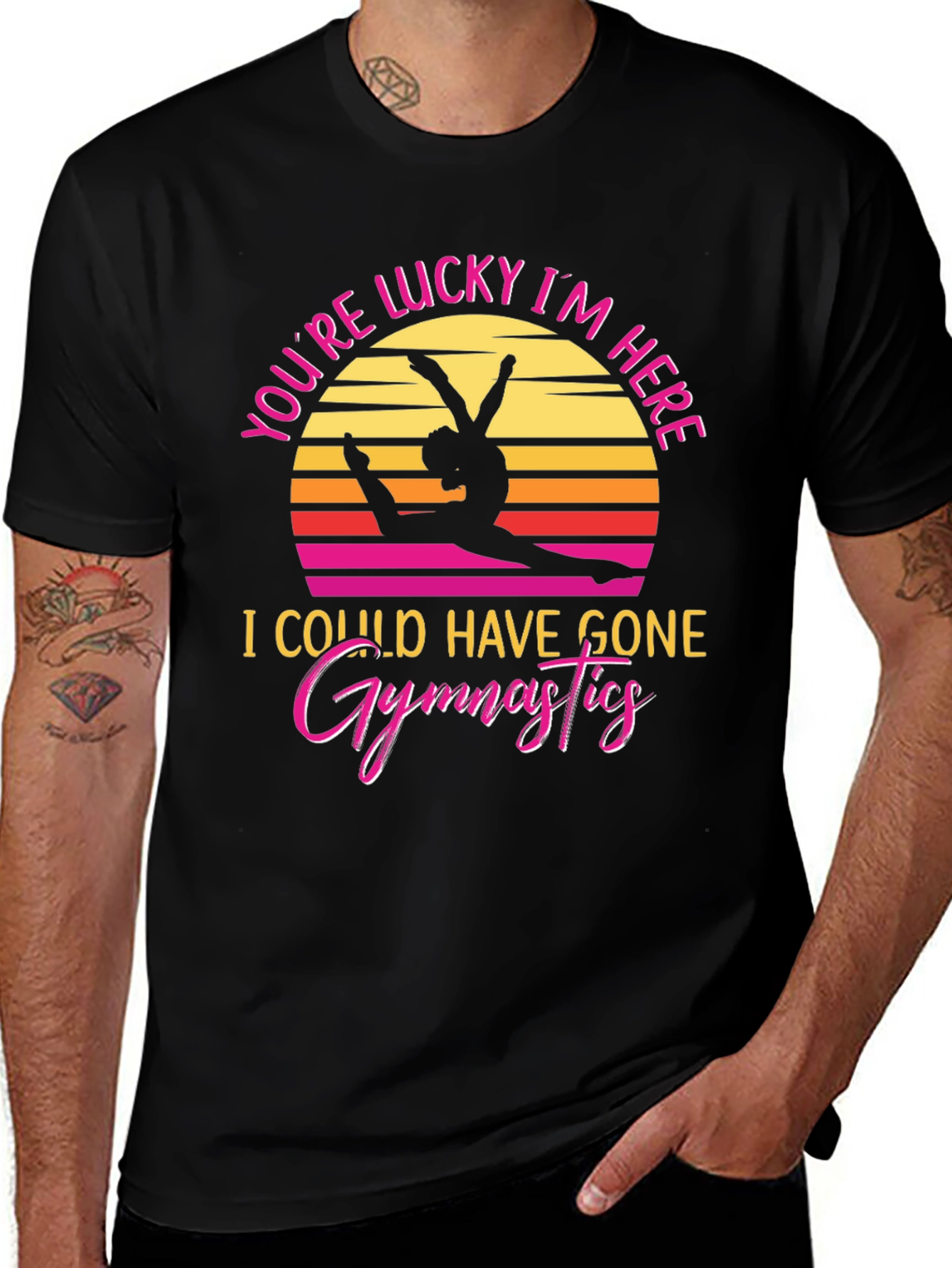 Variant 30 of Lucky Gymnast Graphic T-Shirt