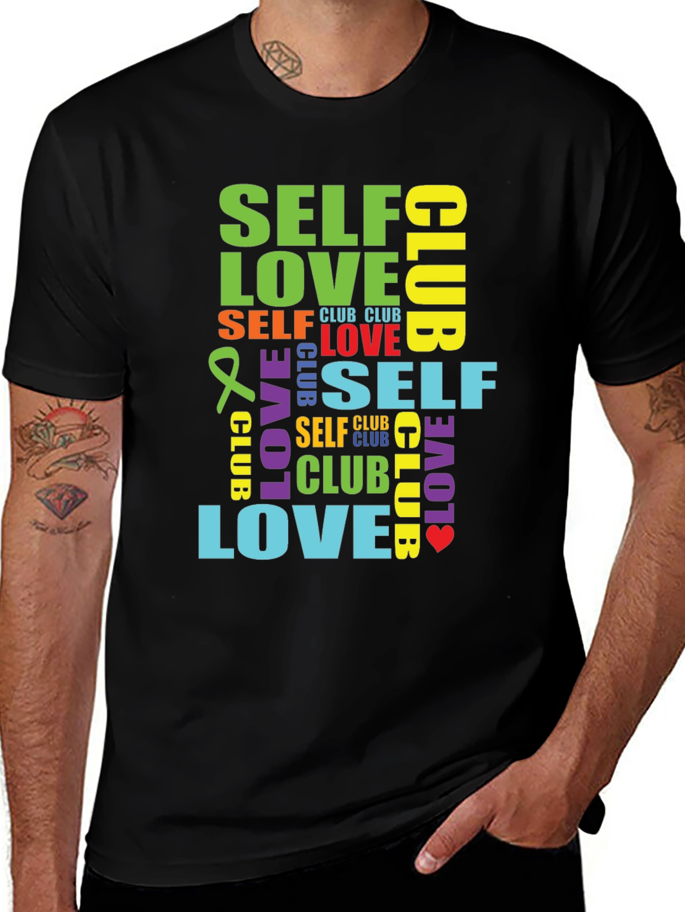 Variant 30 of Self Love Club Graphic T-Shirt