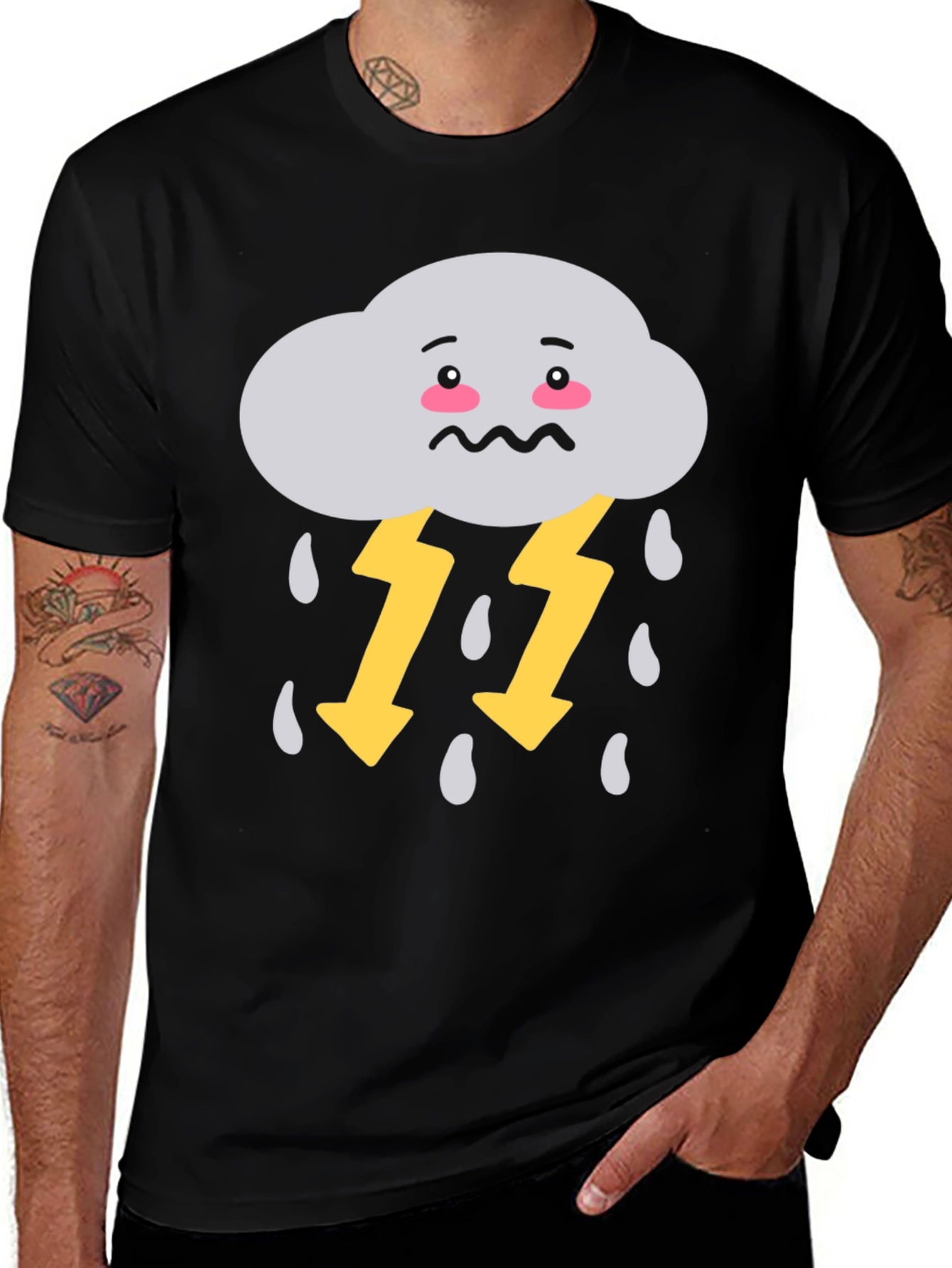 Variant 17 of Storm Cloud Graphic Tee