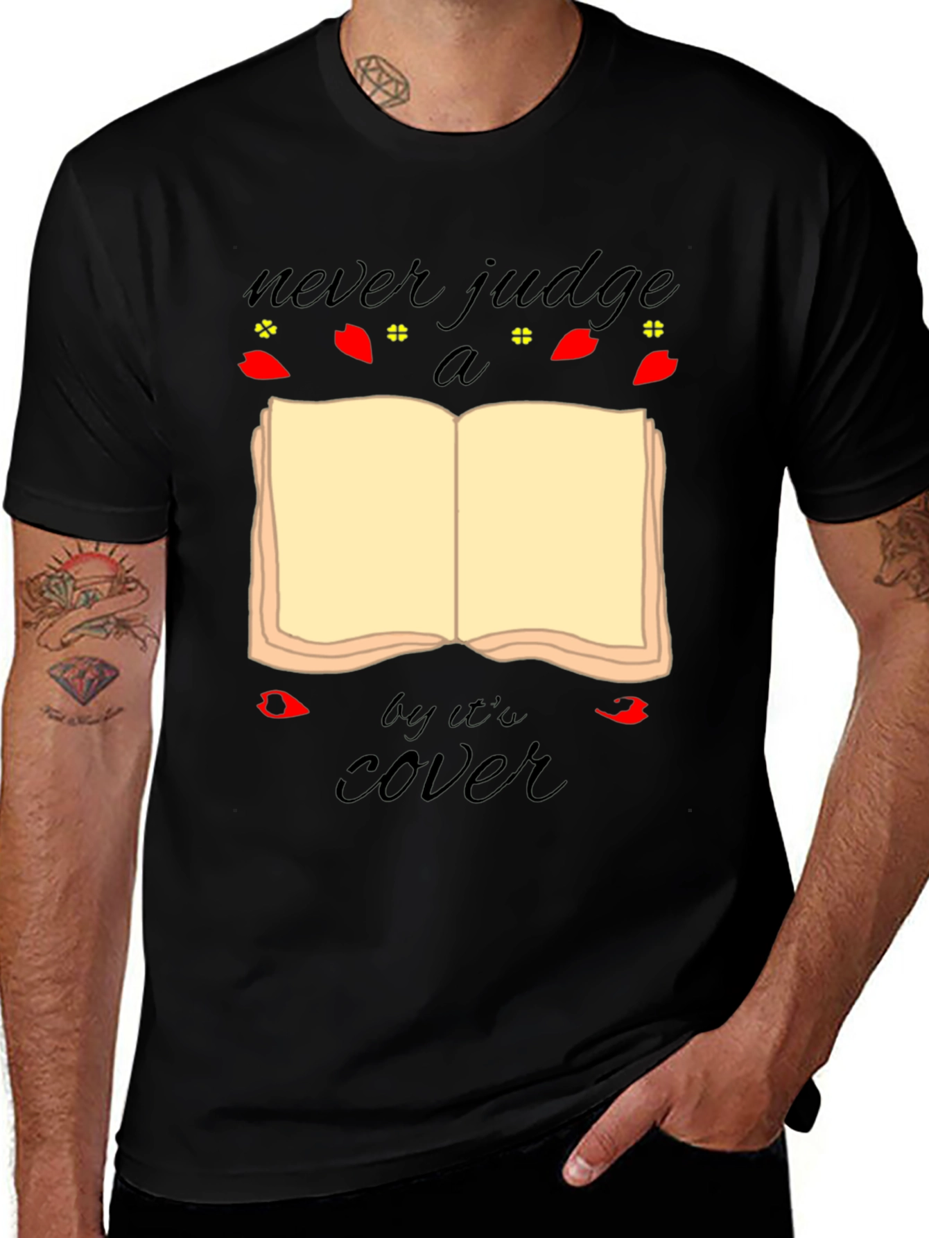 Variant 21 of Never Judge a Book By Its Cover Unisex T-Shirt