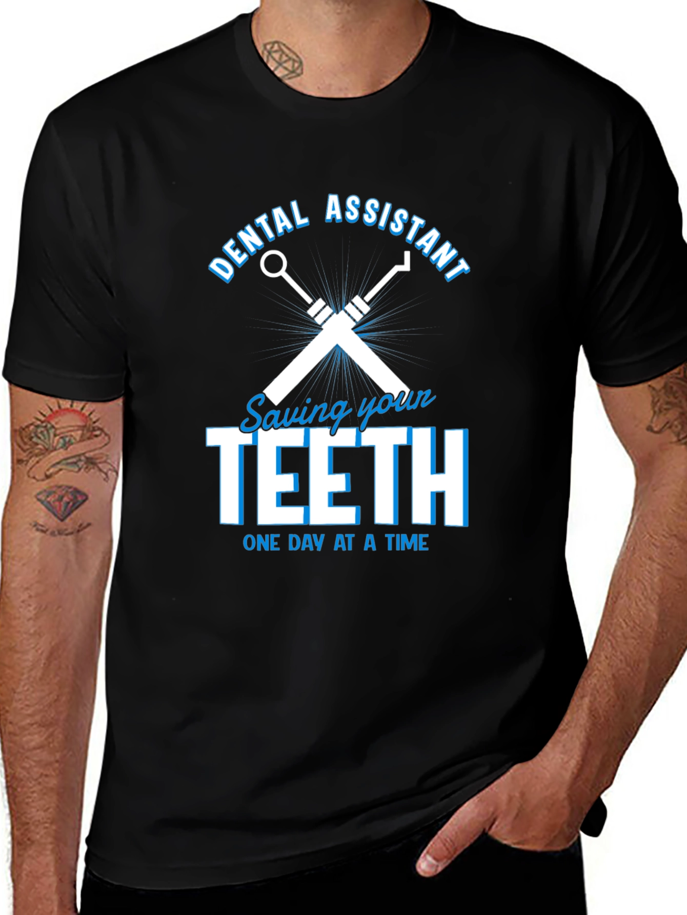 Variant 28 of Dental Assistant T-Shirt - Saving Your Teeth