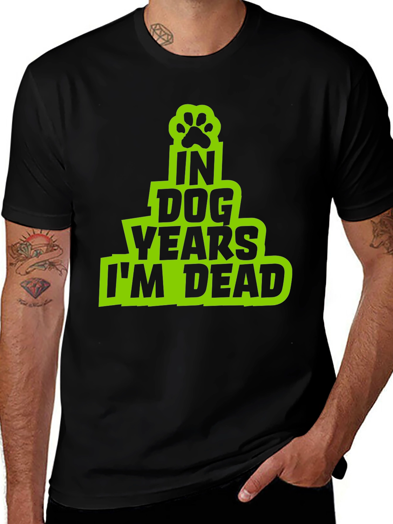 Variant 25 of In Dog Years I'm Dead T-Shirt