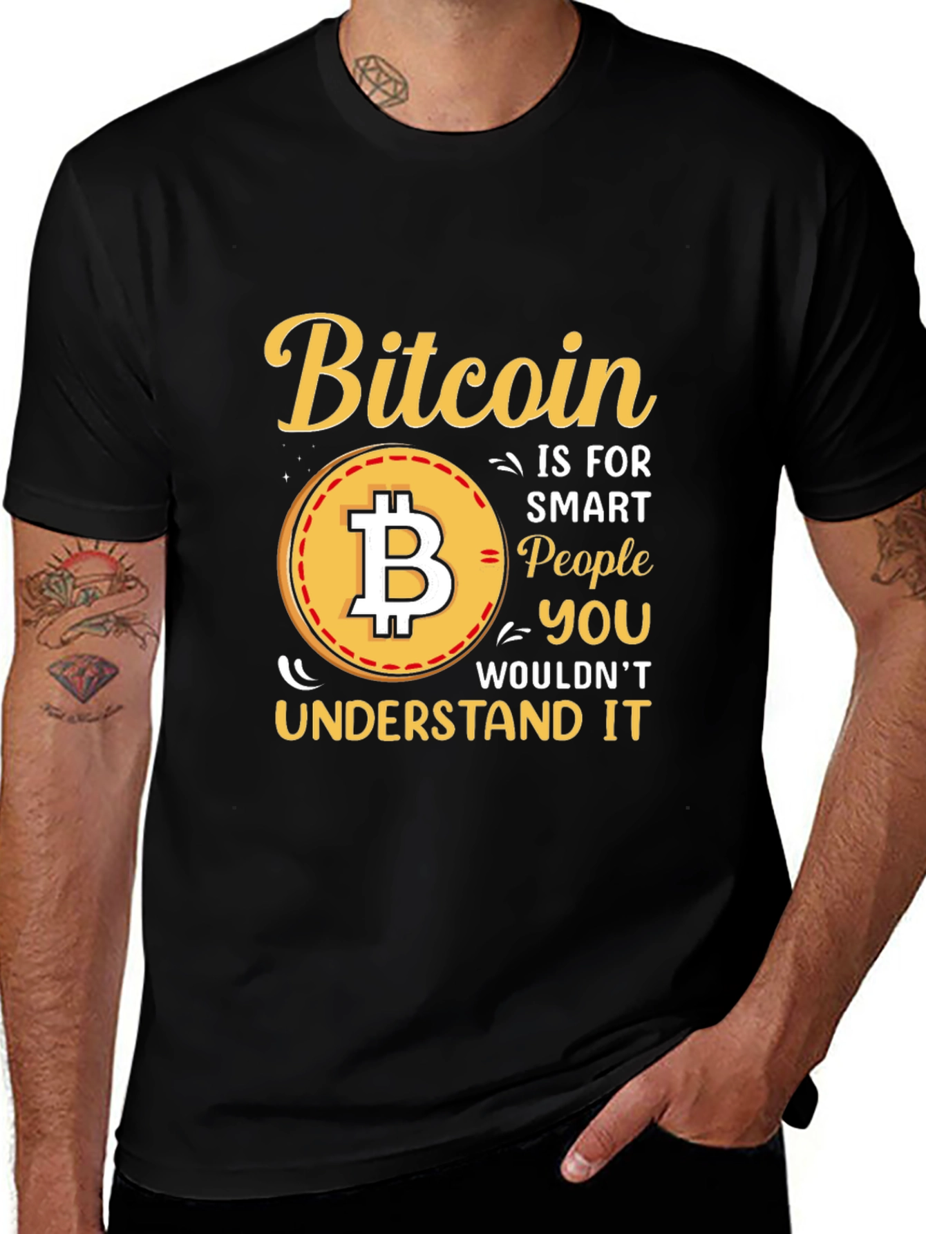 Bitcoin Smart People Graphic Tee