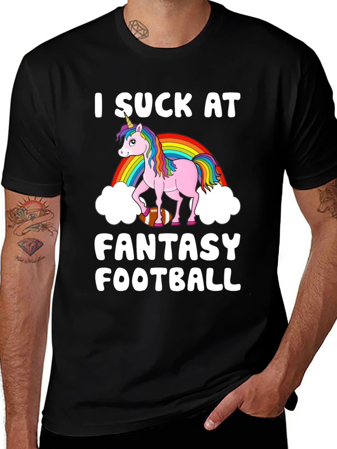 Variant 21 of I Suck at Fantasy Football T-Shirt