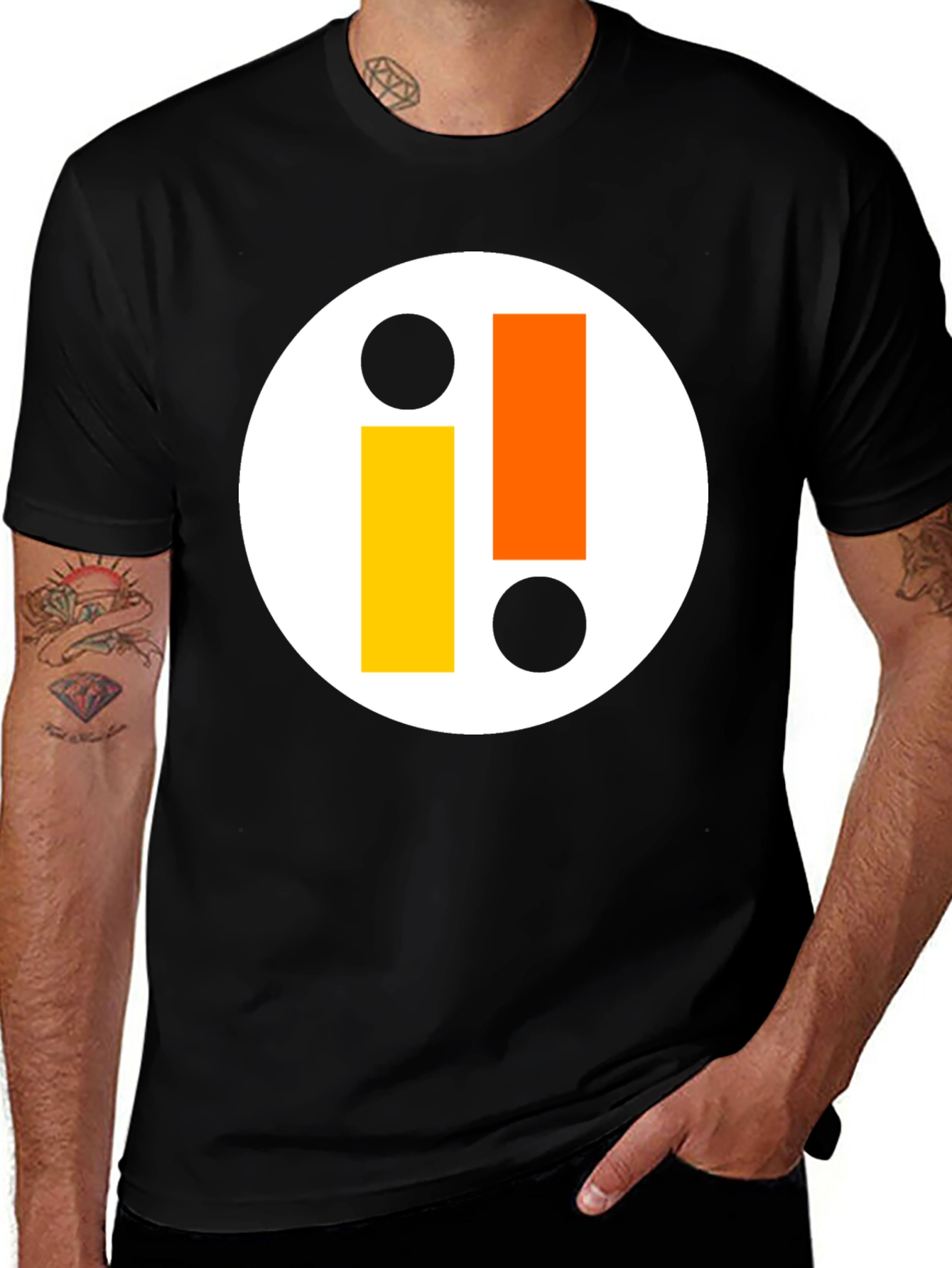 Variant 30 of Abstract Graphic Black T-Shirt