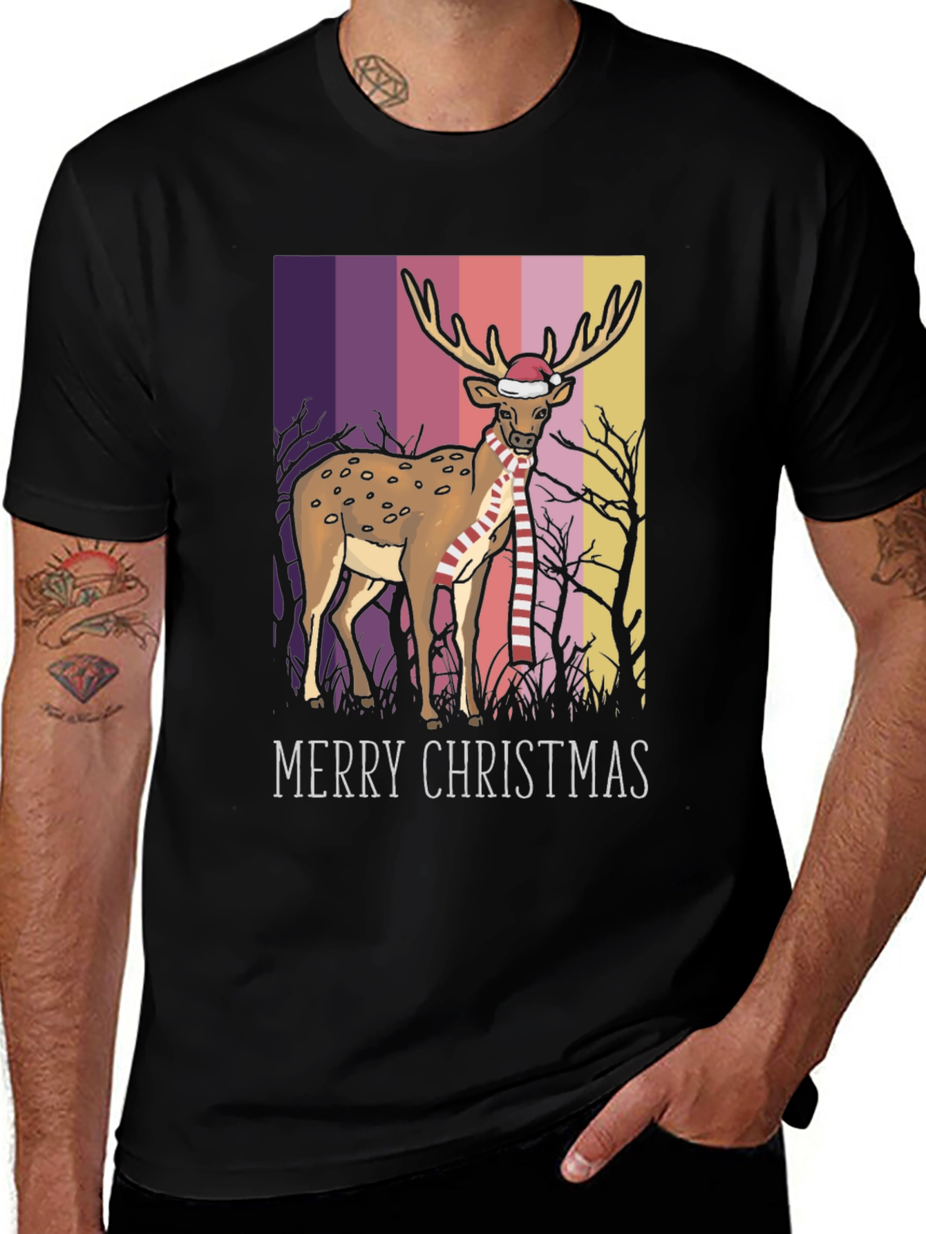Variant 22 of Christmas Deer Graphic Tee