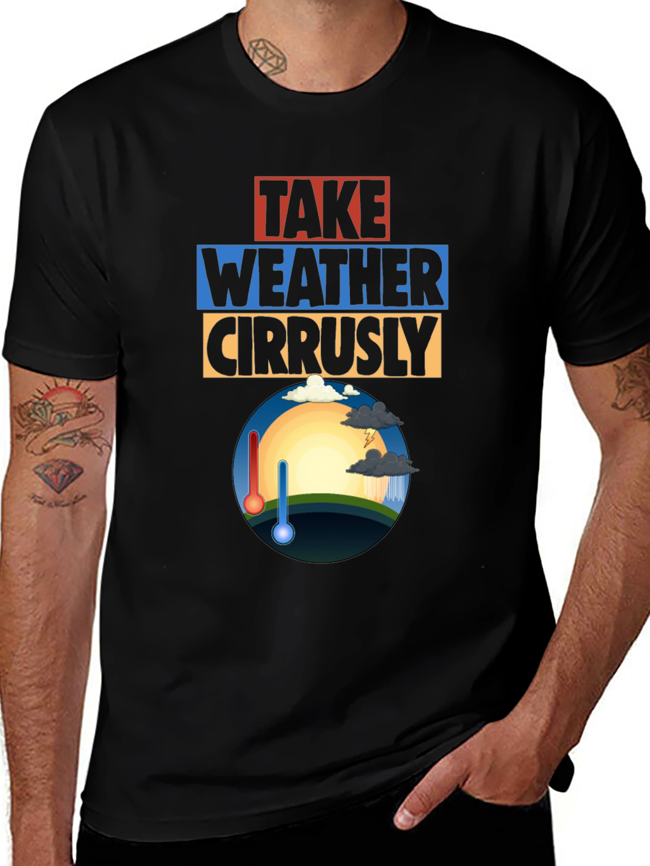 Variant 9 of Take Weather Cirrusly Graphic Tee