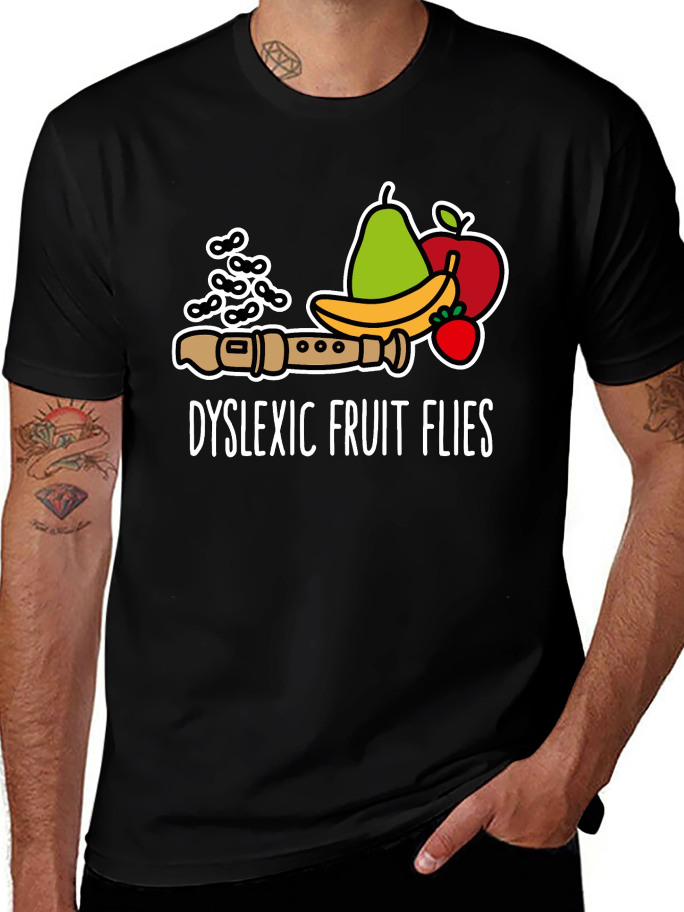 Dyslexic Fruit Flies T-Shirt