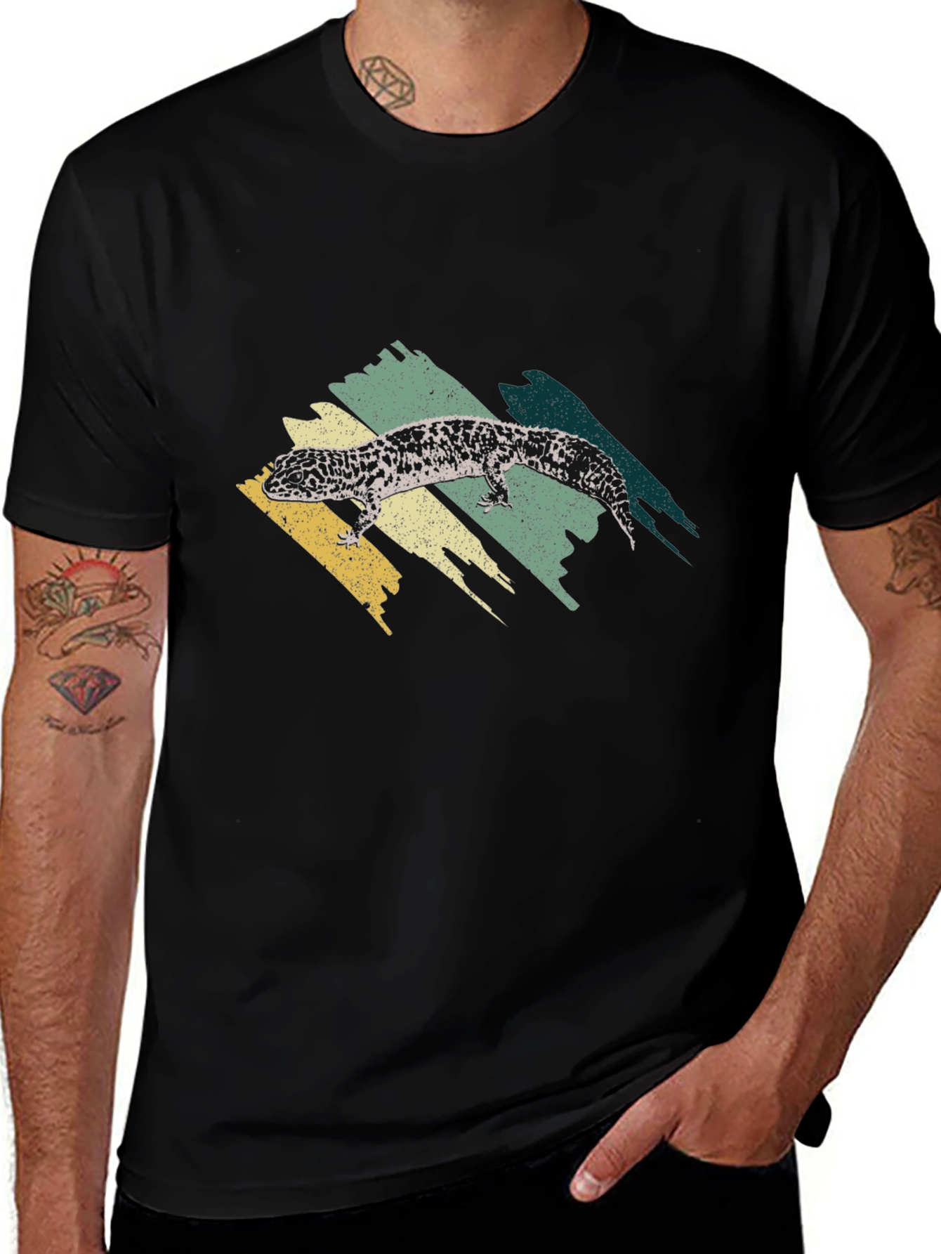 Retro Leopard Gecko T-Shirt