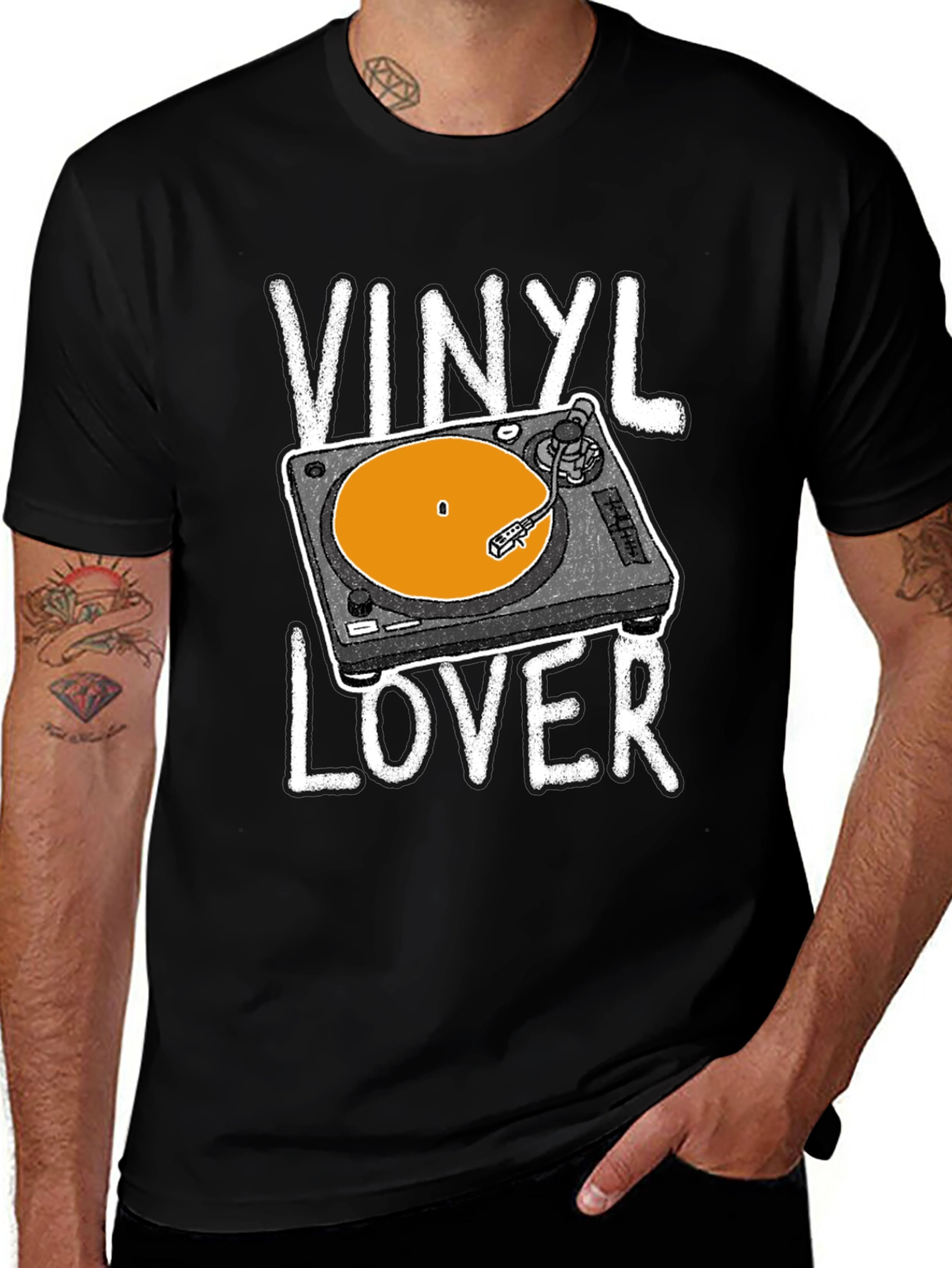 Variant 5 of Vinyl Lover T-Shirt - Retro Music Design