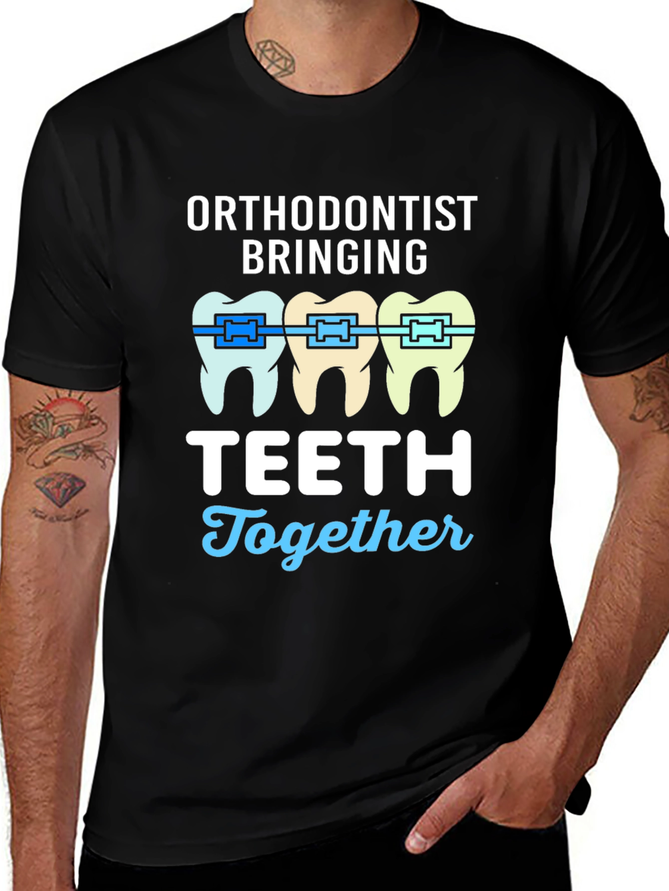 Variant 26 of Orthodontist Teeth T-Shirt