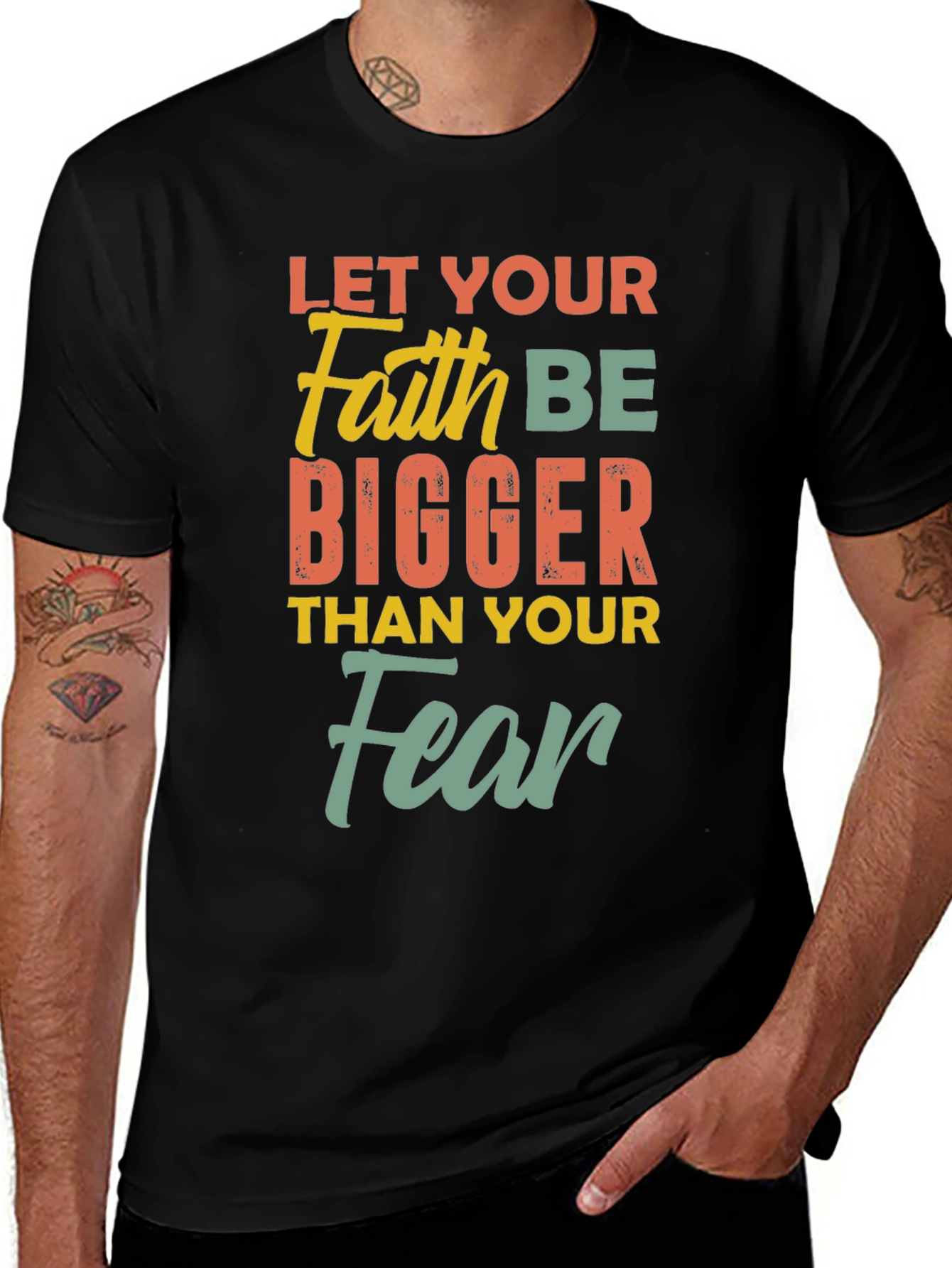 Variant 26 of Faith Over Fear Graphic Tee
