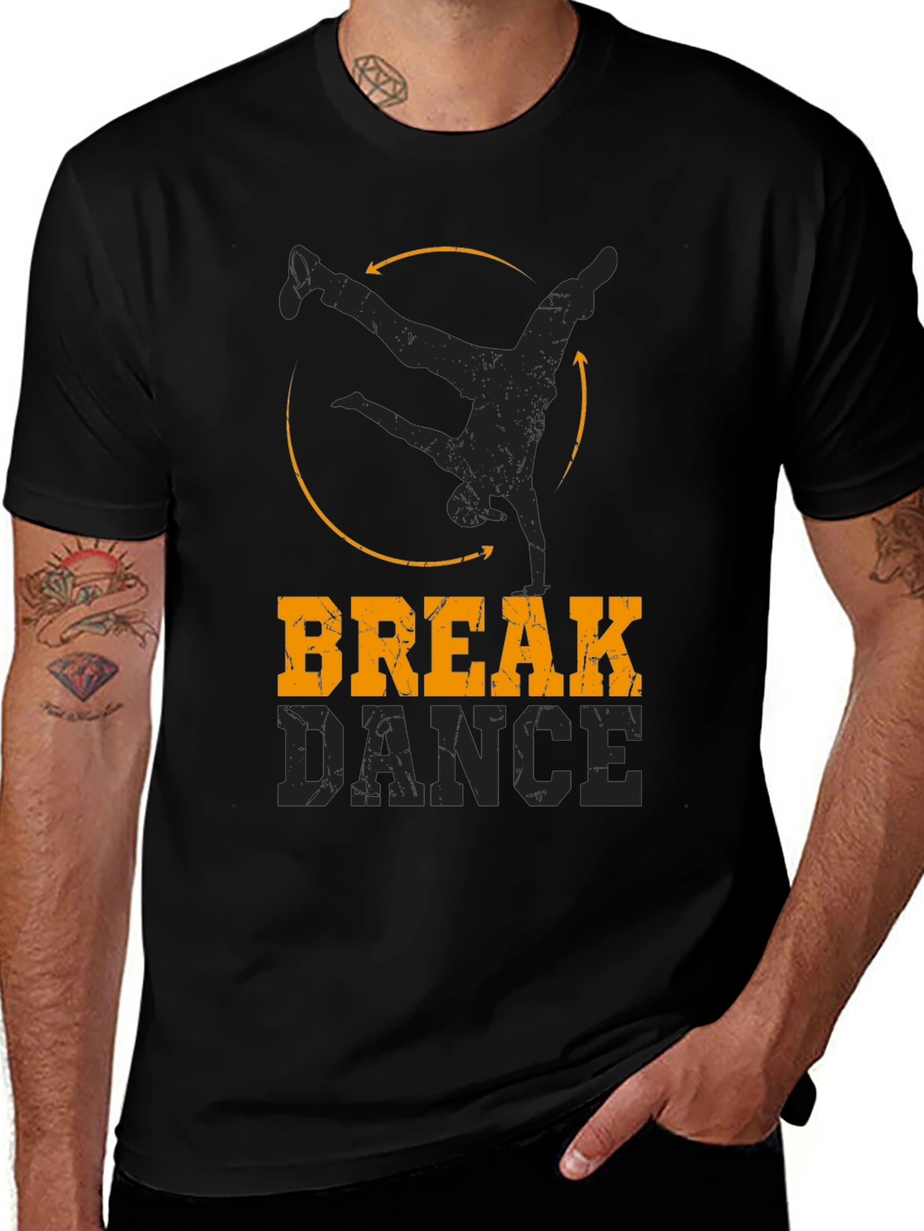 Variant 26 of Break Dance Graphic Tee - Streetwear Style