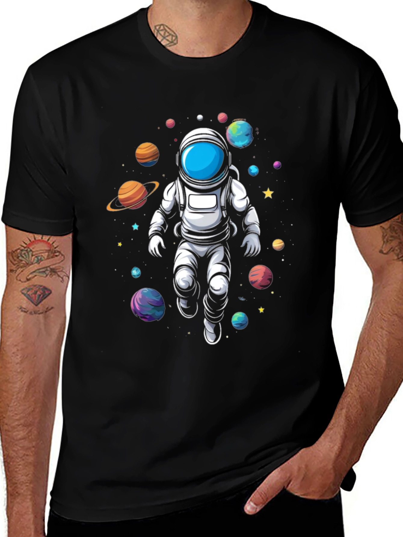 Variant 15 of Astronaut Space T-Shirt
