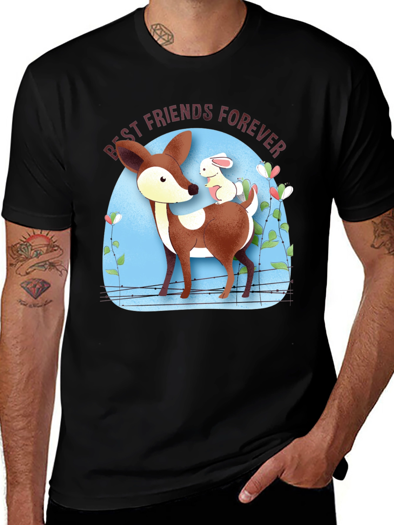 Variant 4 of Best Friends Forever Graphic Tee