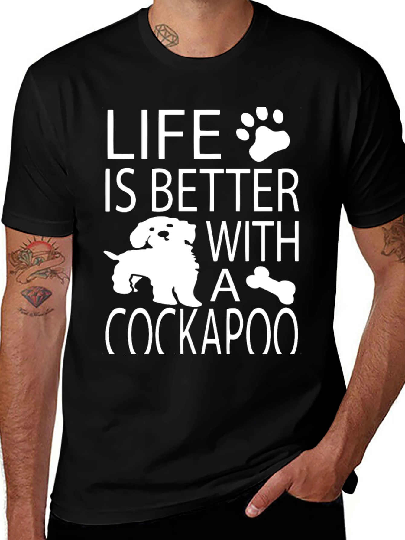 Variant 20 of Life is Better with a Cockapoo T-Shirt