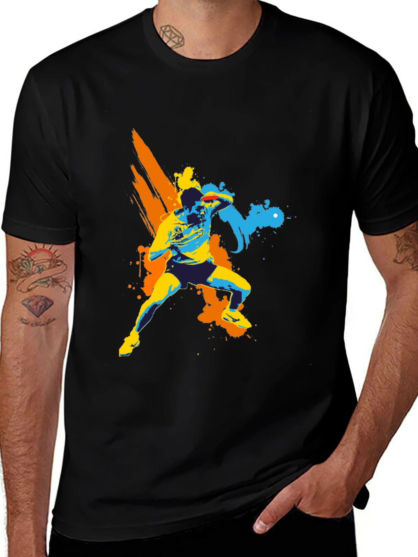 Variant 30 of Men's Graphic T-Shirt - Sports Design Tee