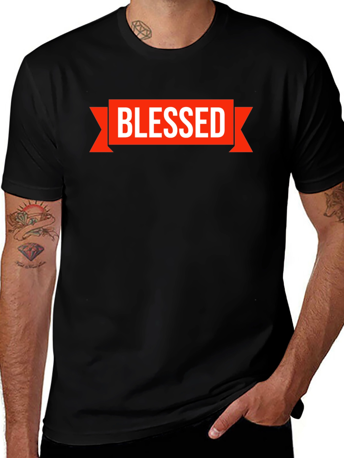 Variant 25 of Blessed Graphic Tee - Stylish & Comfortable