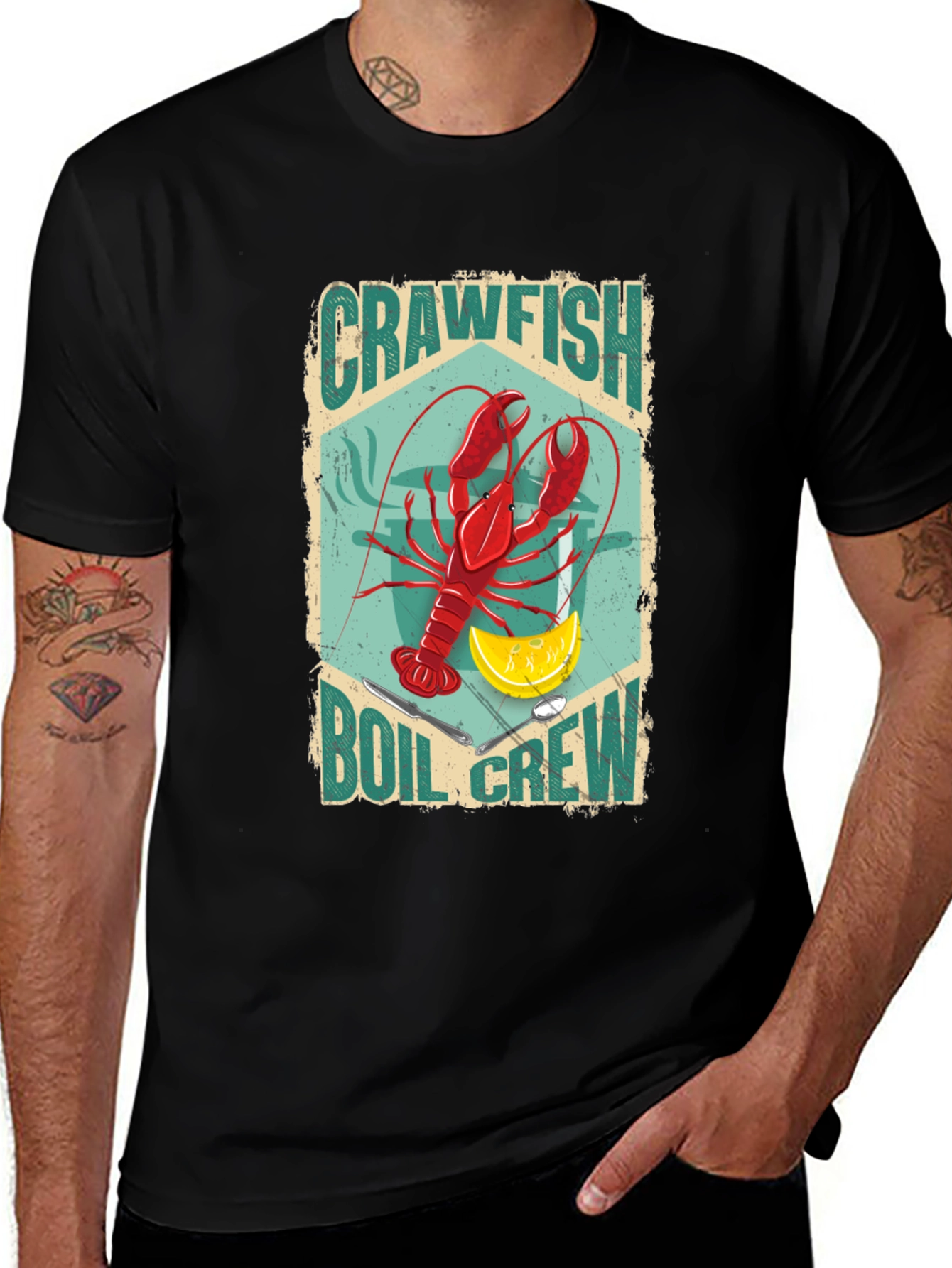 Crawfish Boil Crew Graphic T-Shirt