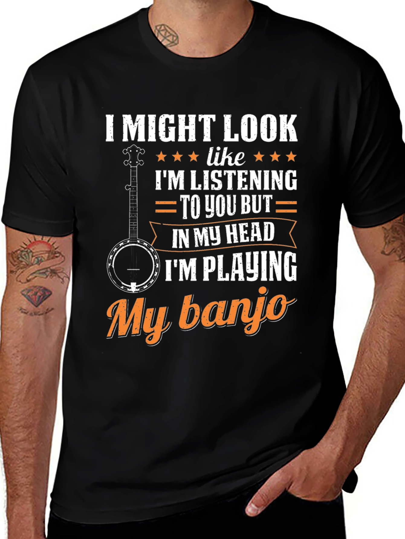 Variant 27 of I'm Playing My Banjo T-Shirt