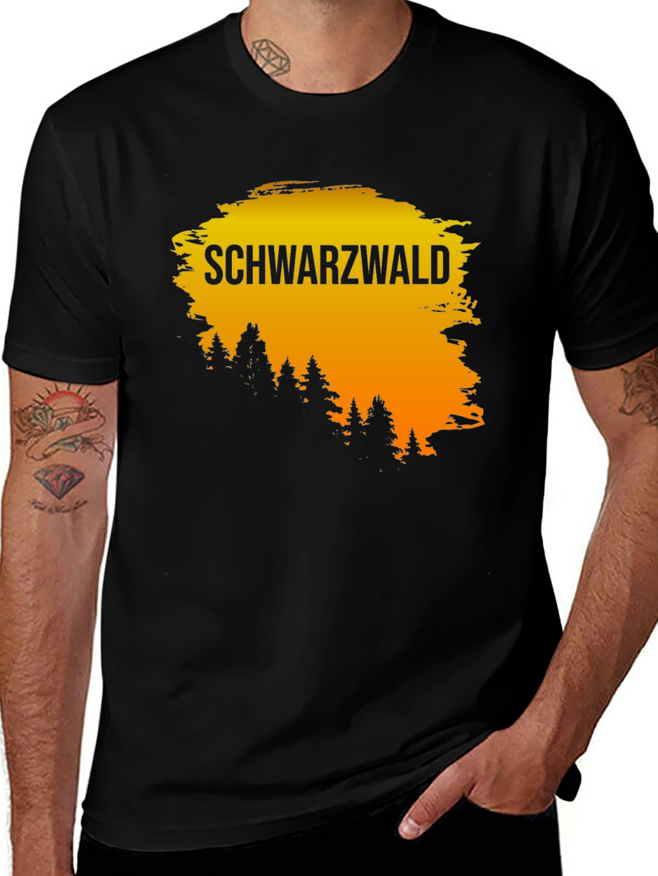 Schwarzwald Black Forest Graphic T-Shirt