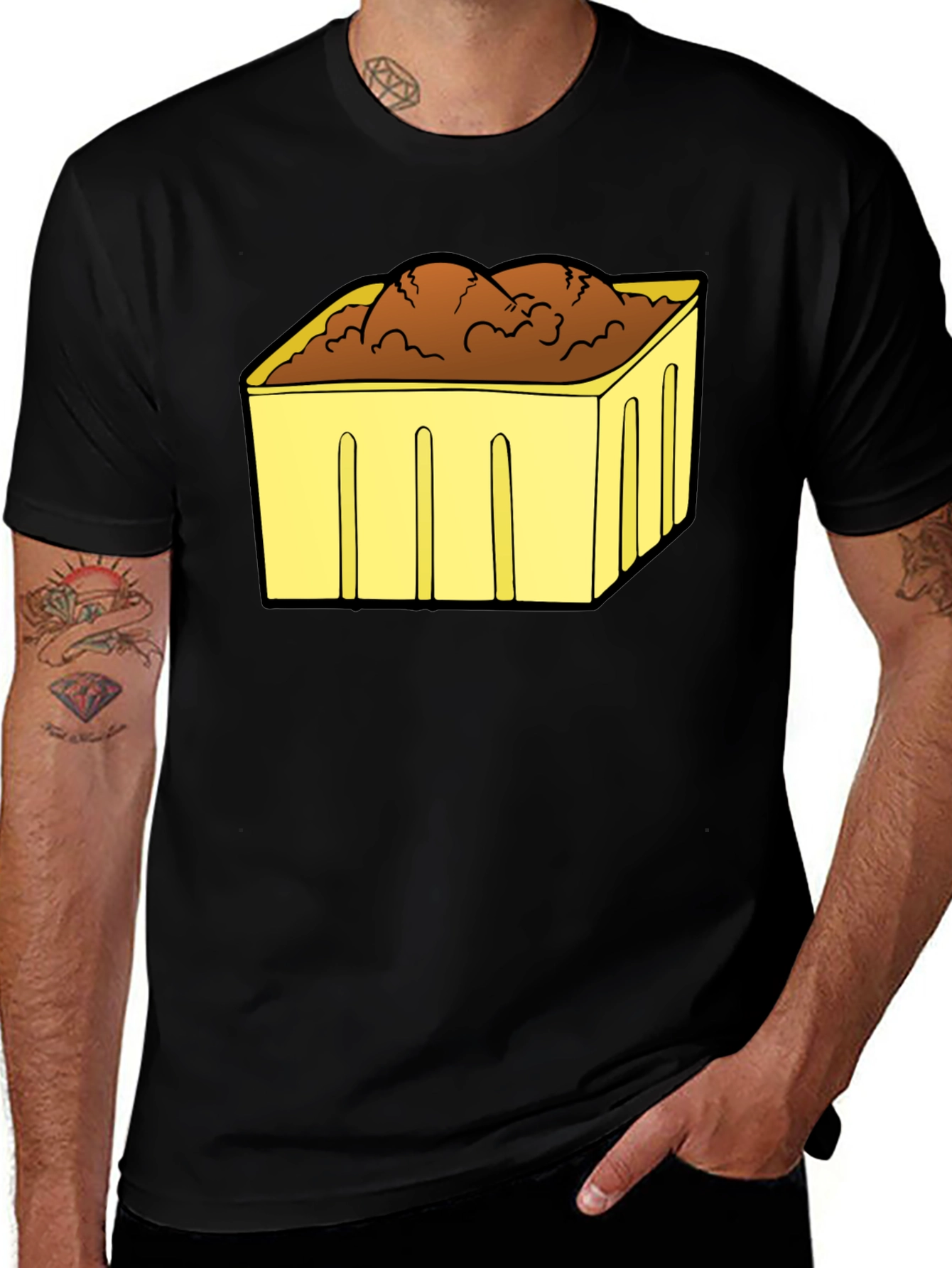 Variant 12 of Novelty Dirt T-Shirt - Funny Cartoon Graphic Tee