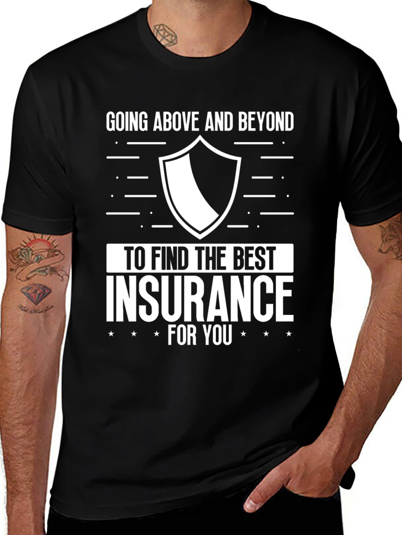 Variant 21 of Insurance Shield Graphic T-Shirt