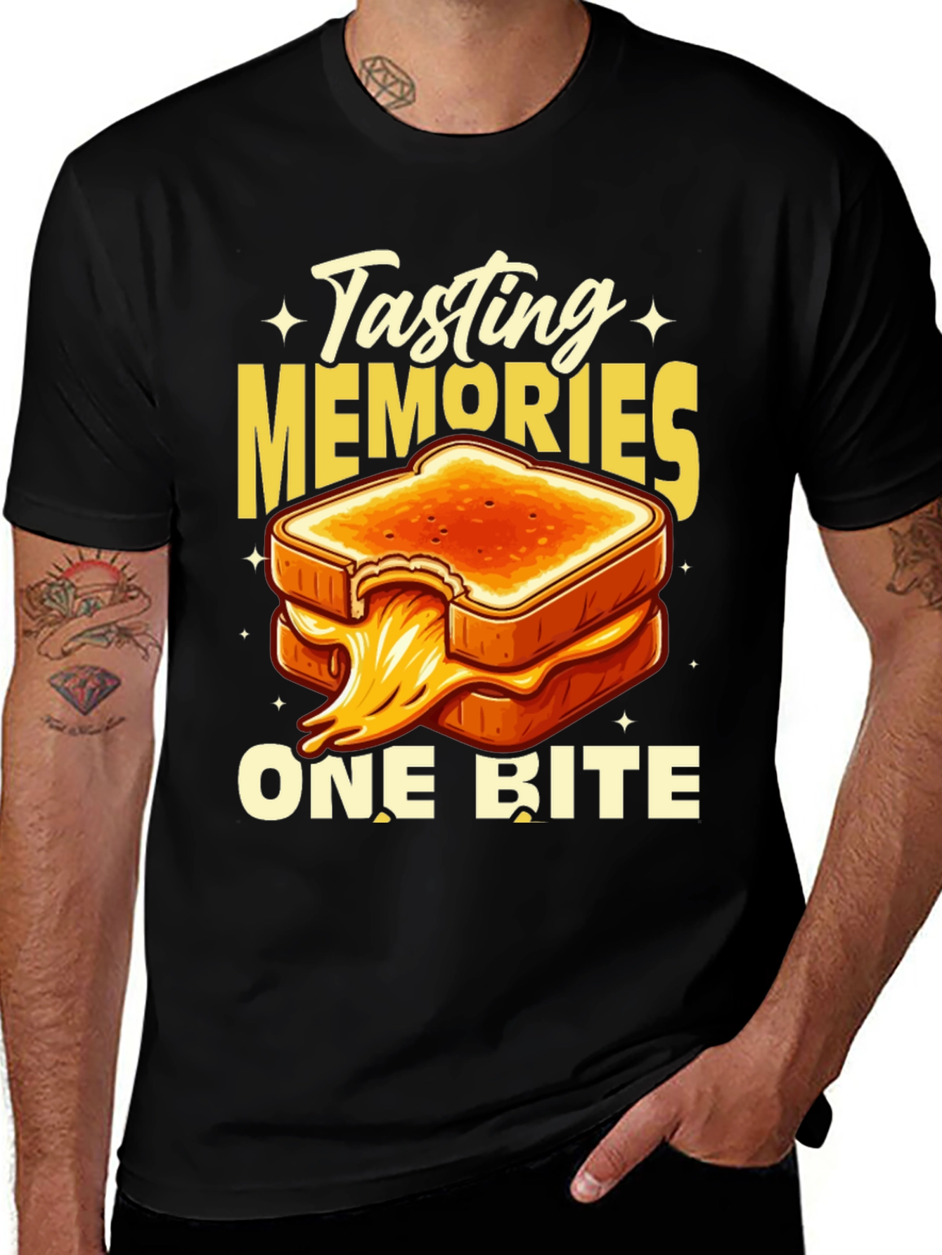 Variant 23 of Tasting Memories Grilled Cheese T-Shirt
