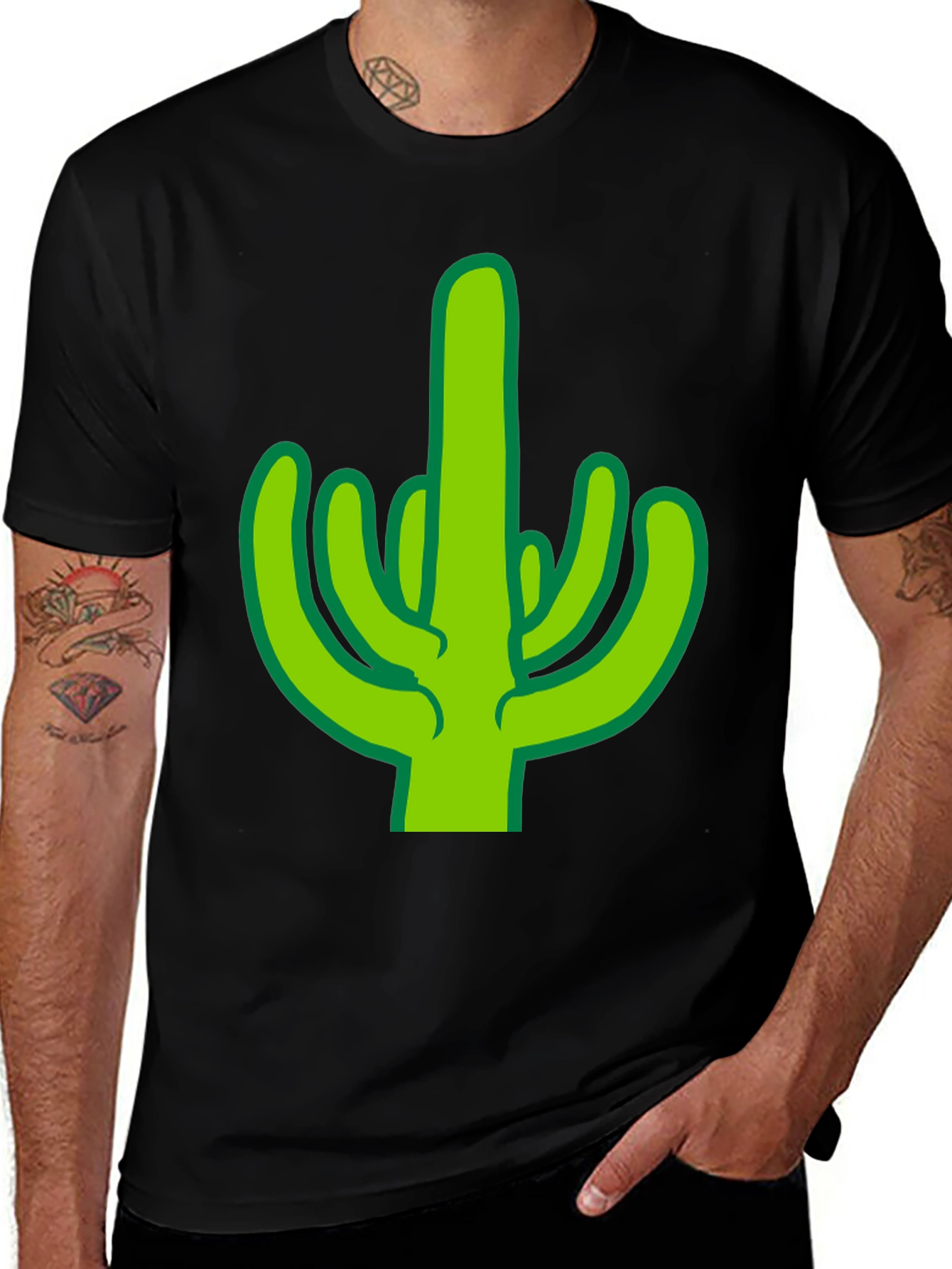 Variant 24 of Cactus Graphic Tee - Desert Humor T-Shirt