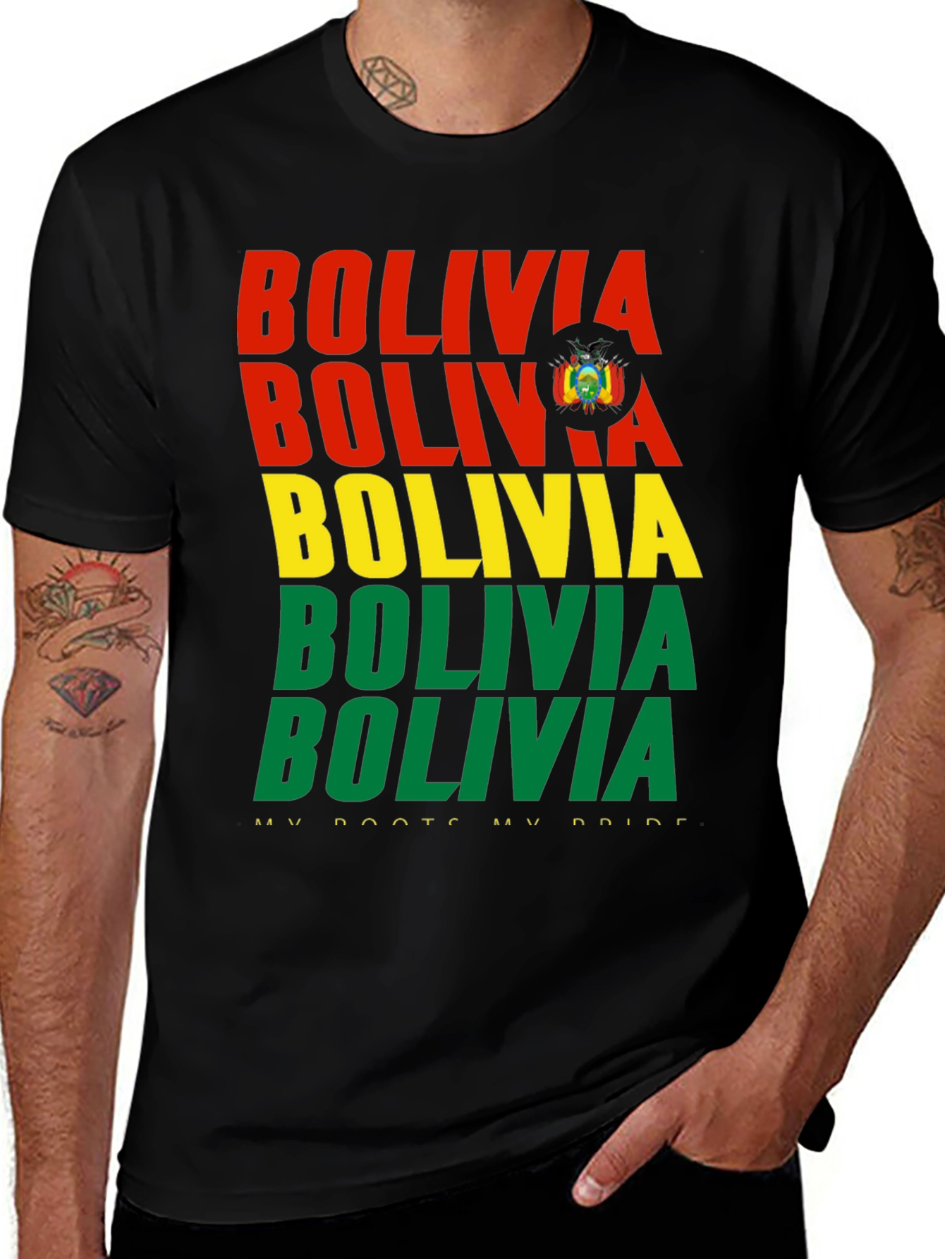 Bolivia Pride T-Shirt - Roots & Heritage