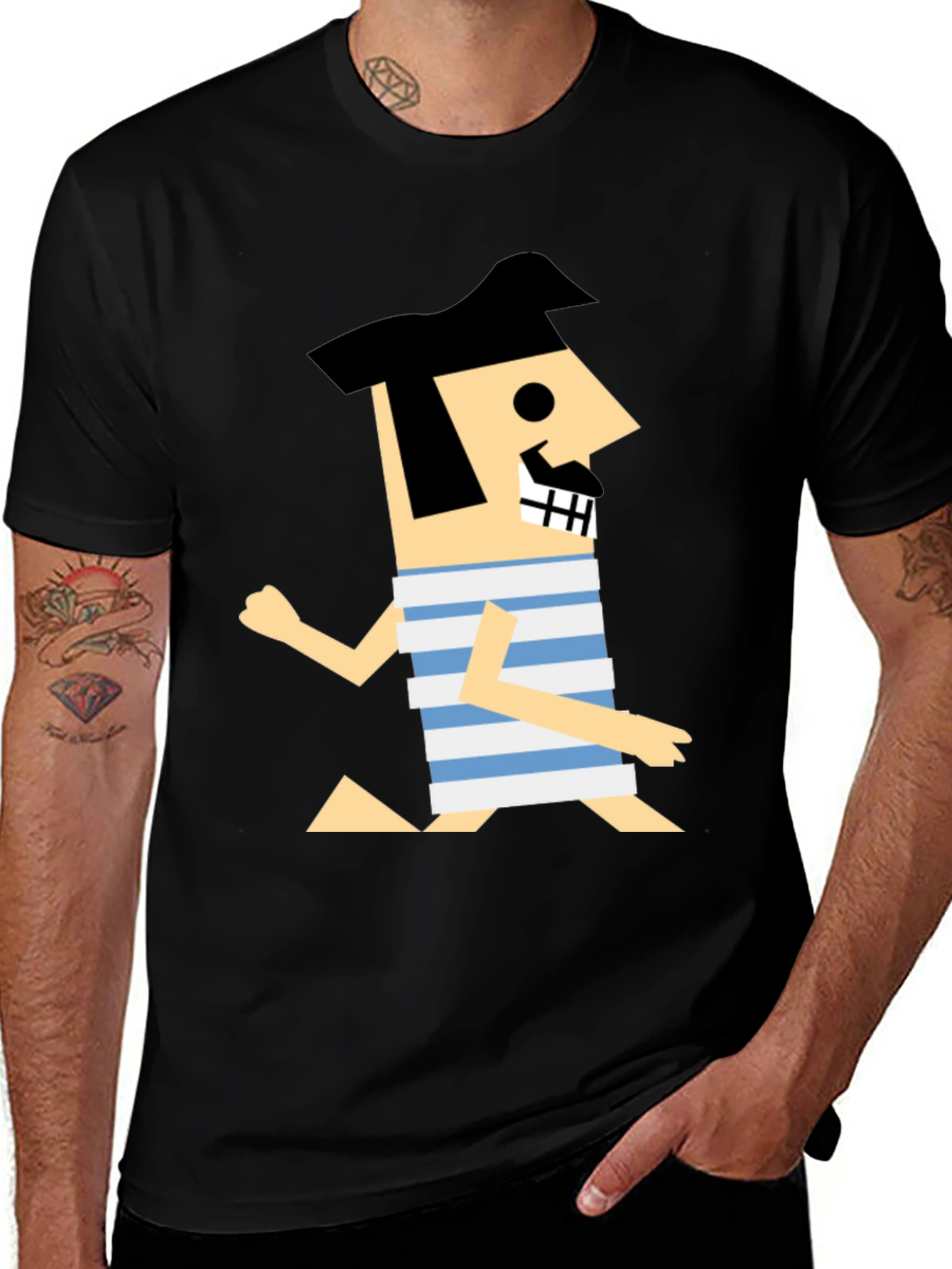 Variant 7 of Cartoon Sailor T-Shirt