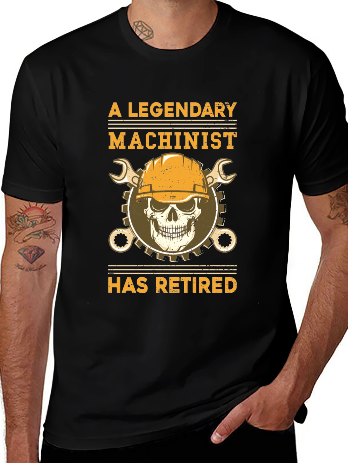 Legendary Machinist Retired Graphic T-Shirt